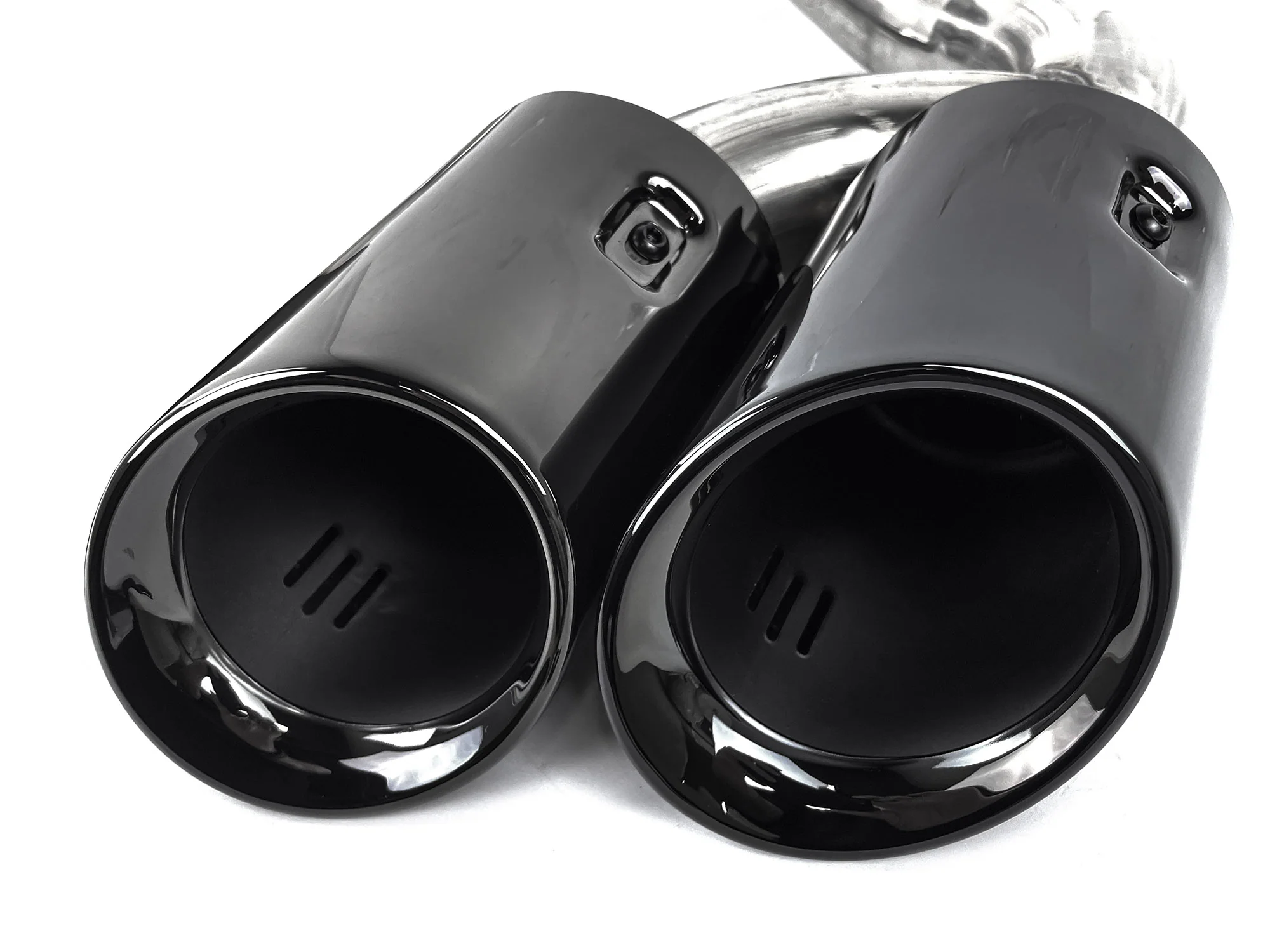 Black Exhaust Tips Sport Tailpipe (Long) for Porsche Cayenne 958.2 V6 V8 2015-2018 et105 - Image 12