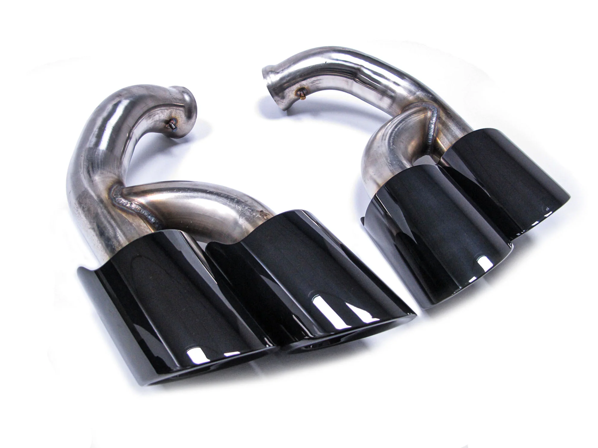Black Exhaust Tips Sport Tailpipe (Long) for Porsche Cayenne 958.2 V6 V8 2015-2018 et105 - Image 6