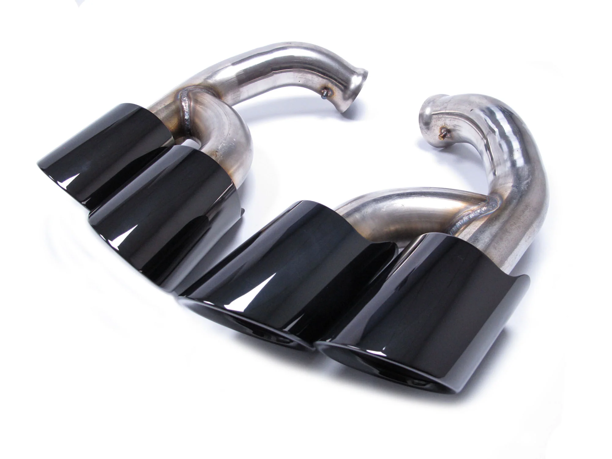 Black Exhaust Tips Sport Tailpipe (Long) for Porsche Cayenne 958.2 V6 V8 2015-2018 et105 - Image 7