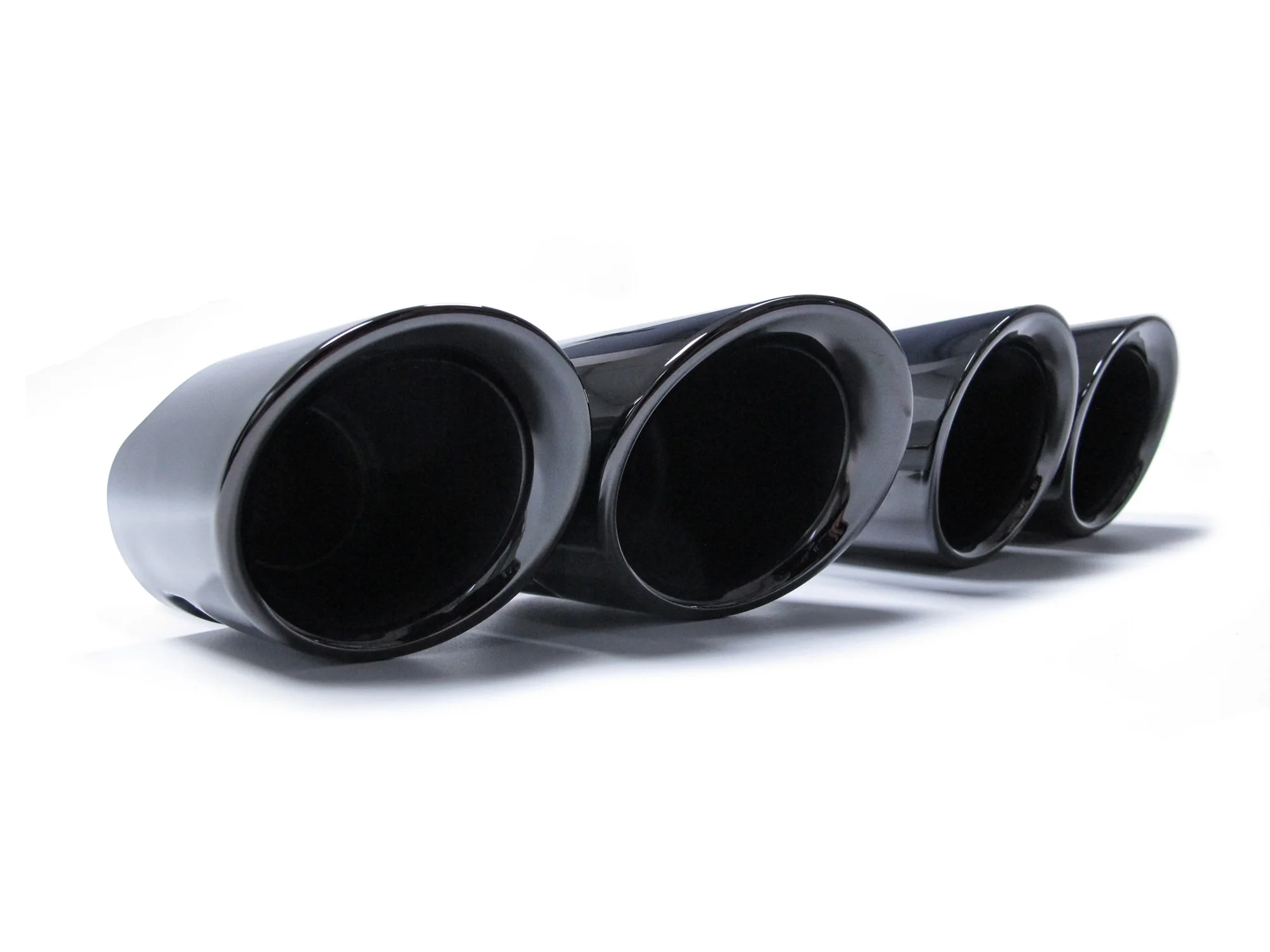 Black Exhaust Tips Sport Tailpipe (Long) for Porsche Cayenne 958.2 V6 V8 2015-2018 et105 - Image 9