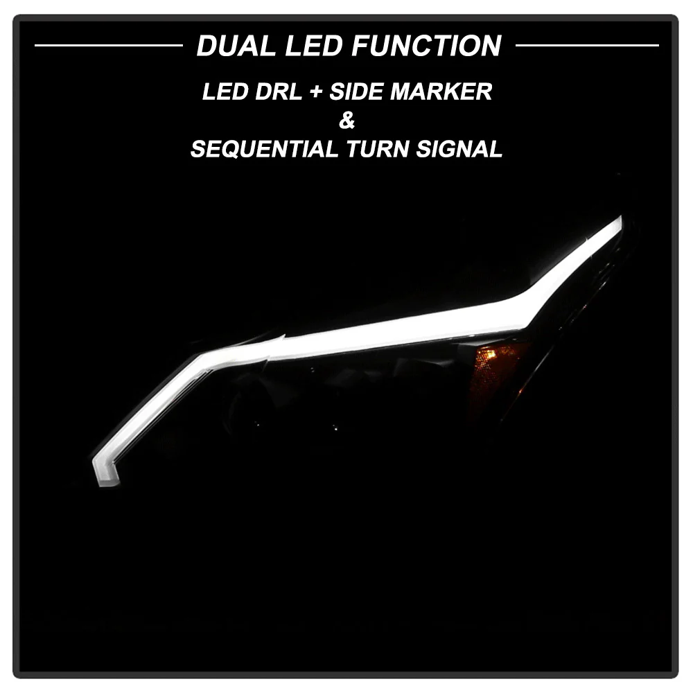 Black Headlights w/ LED Sequential Signal Switchback DRL For 2010-2013 Infiniti G37 G25 Q40 Sedan - Image 12