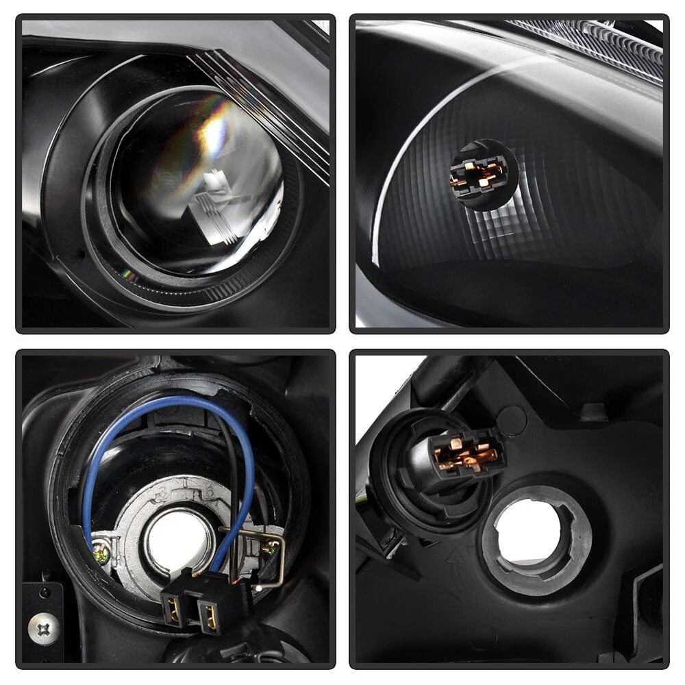 Black Headlights w/ LED Sequential Signal Switchback DRL For 2010-2013 Infiniti G37 G25 Q40 Sedan - Image 6