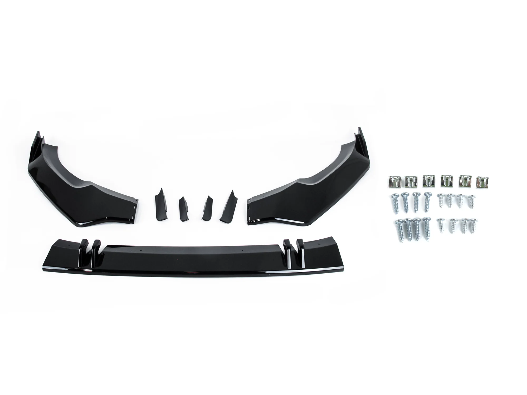 Glossy Black Front Bumper Lip for AUDI A5 B9 S-line F5 2021-2023 - Image 14