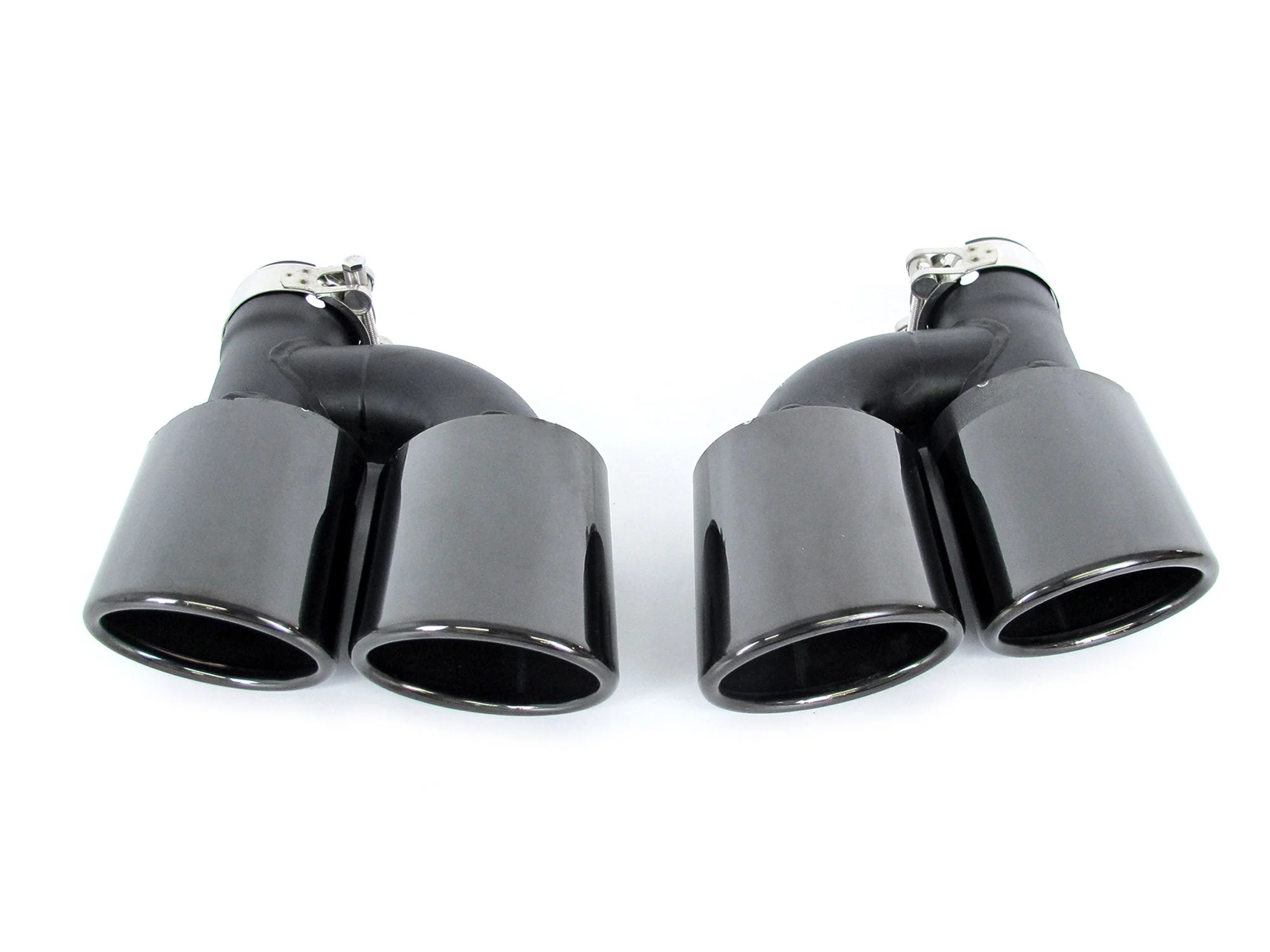 Black Rear Diffuser + Exhaust Tips For Audi B9 A4 S-line 2017-2019 - Image 9