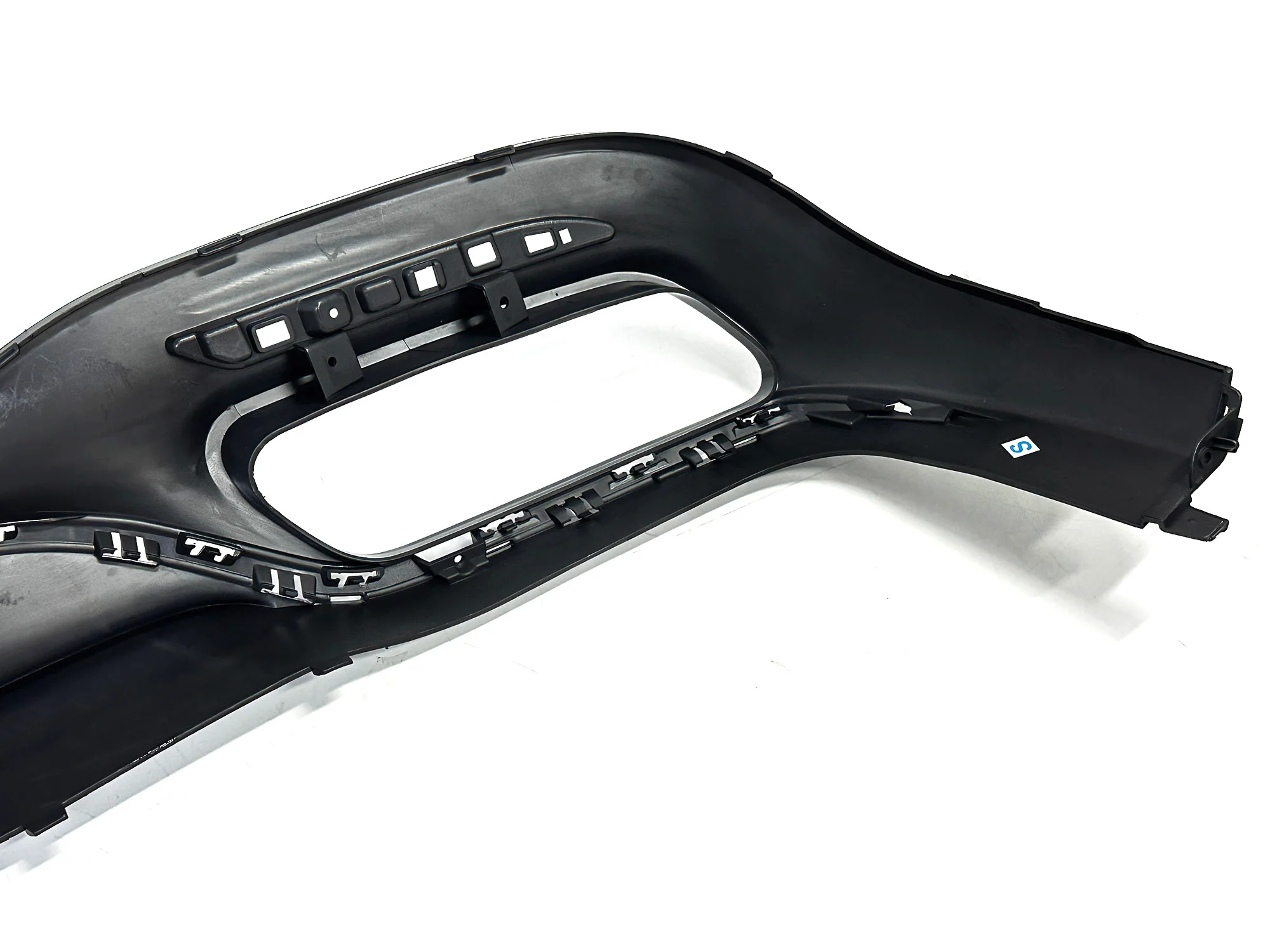 Black Rear Diffuser + Exhaust Tips for Mercedes S-Class W222 AMG-Line 2018-2020 - Image 10