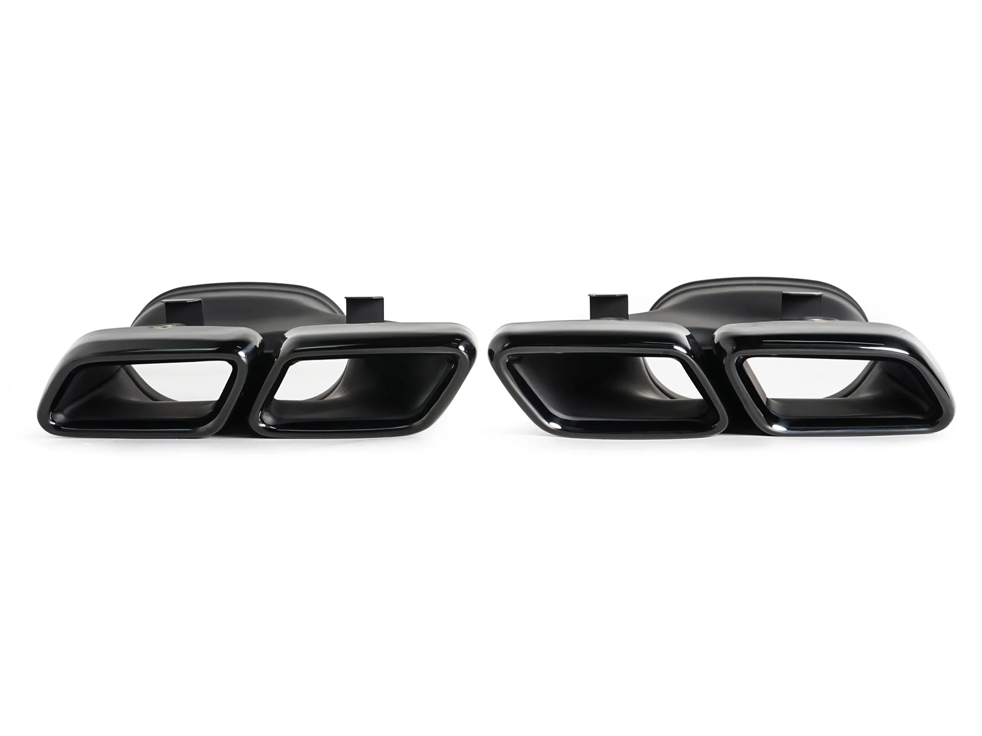 Black Rear Diffuser + Exhaust Tips for Mercedes S-Class W222 AMG-Line 2018-2020 - Image 14