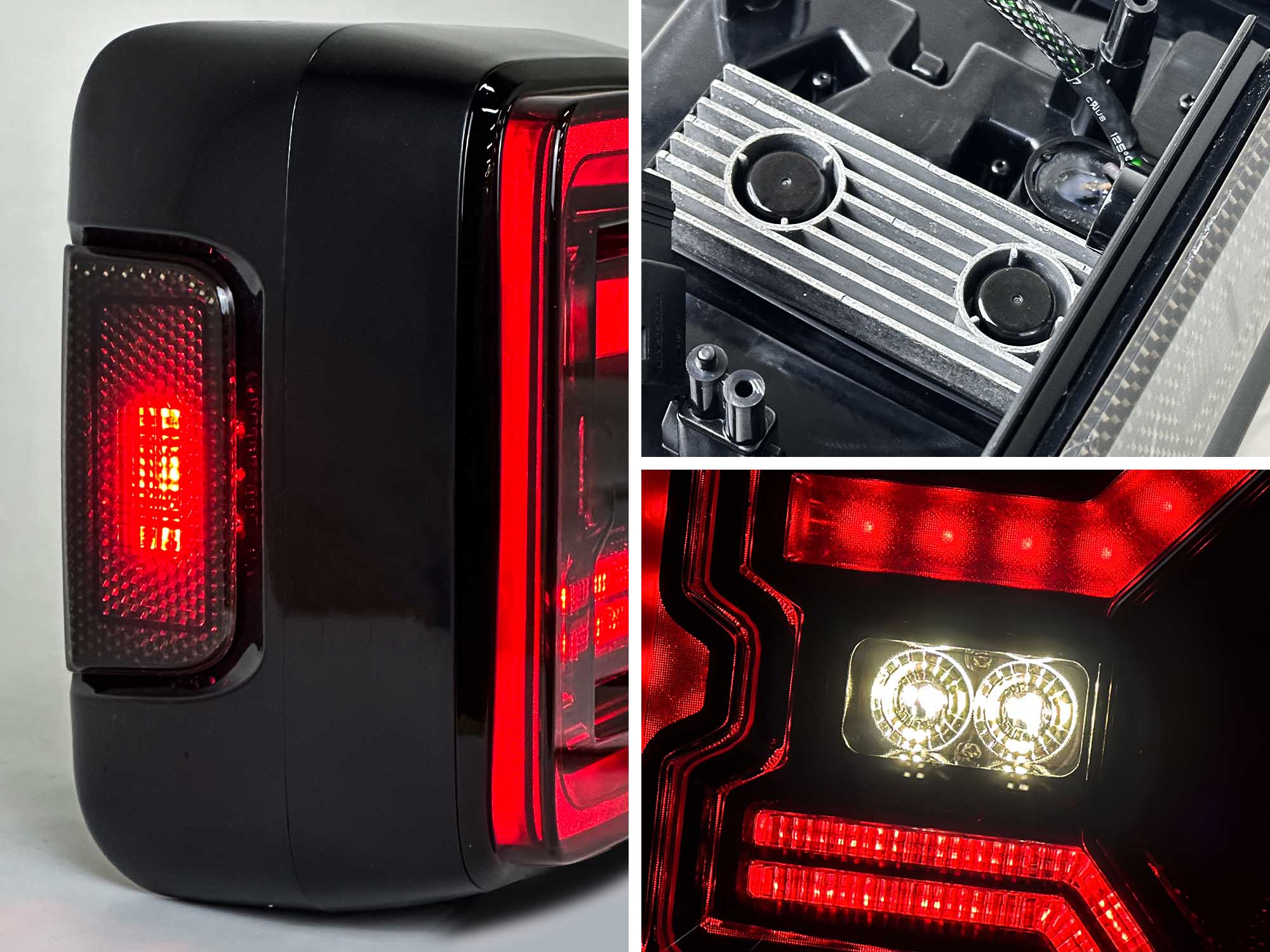 Smoke Rear LED Tail Lights For Jeep Wrangler JL JLU 2018-2025 Running Brake Lamp - Image 14