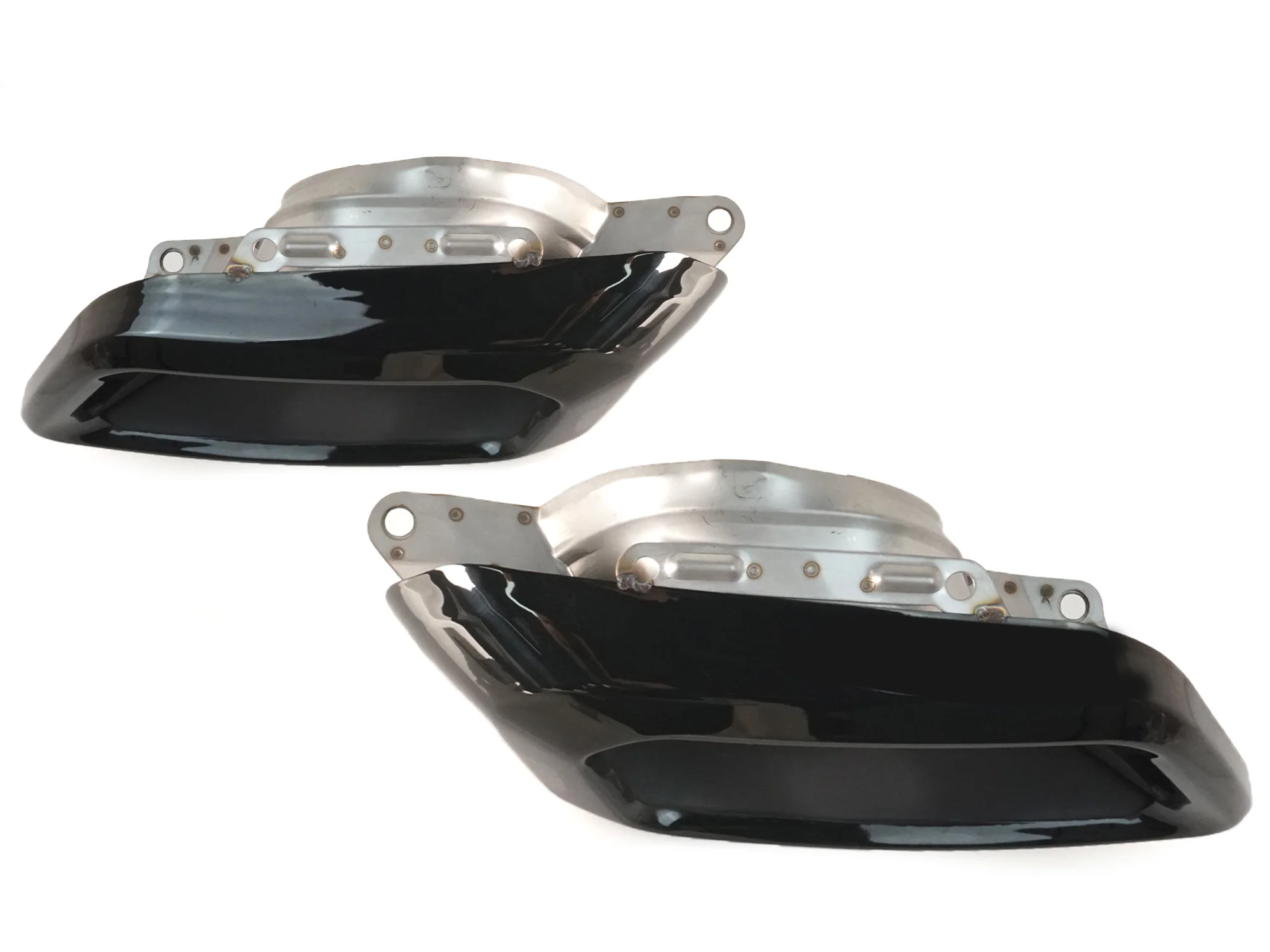 Black Steel Exhaust Tips Replacement for 2019-2025 BMW X5 G05 X6 G06 X7 G07 - Image 12