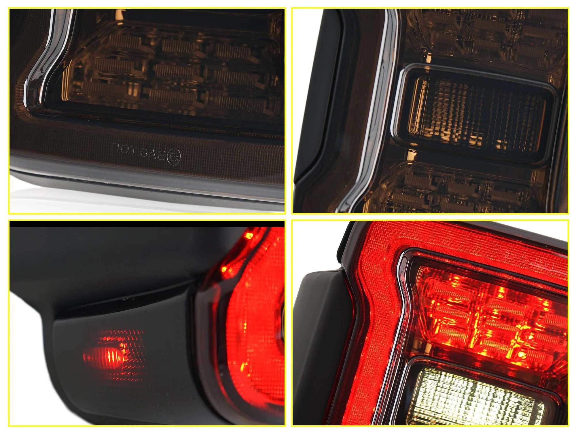 Black Tail Lights Rear Brake Turn Signal LED Lamps For 2018-2024 Jeep Wrangler JL - Image 15