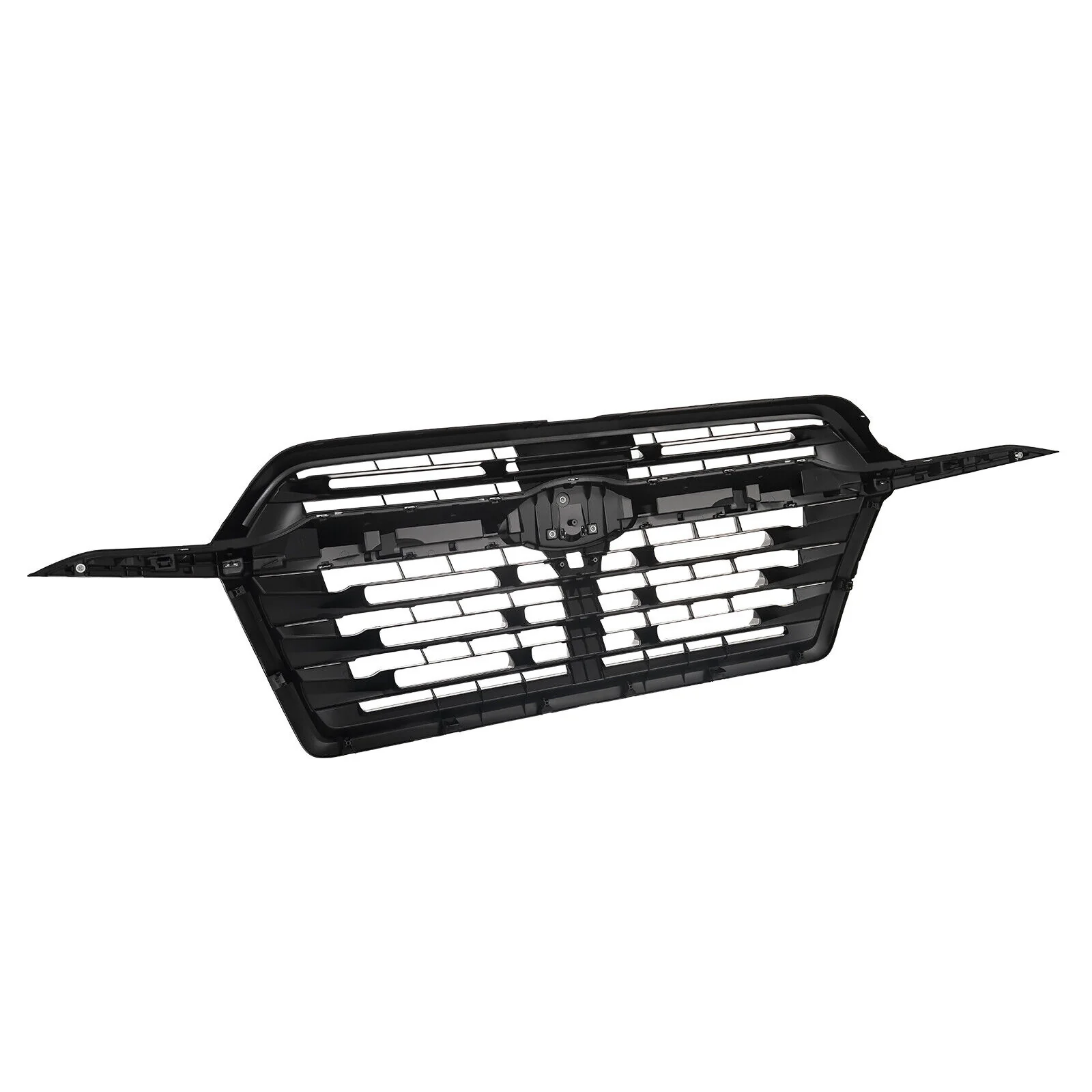Black With Chrome Trim Front Upper Grille For 2023 2024 Subaru Ascent - Image 11