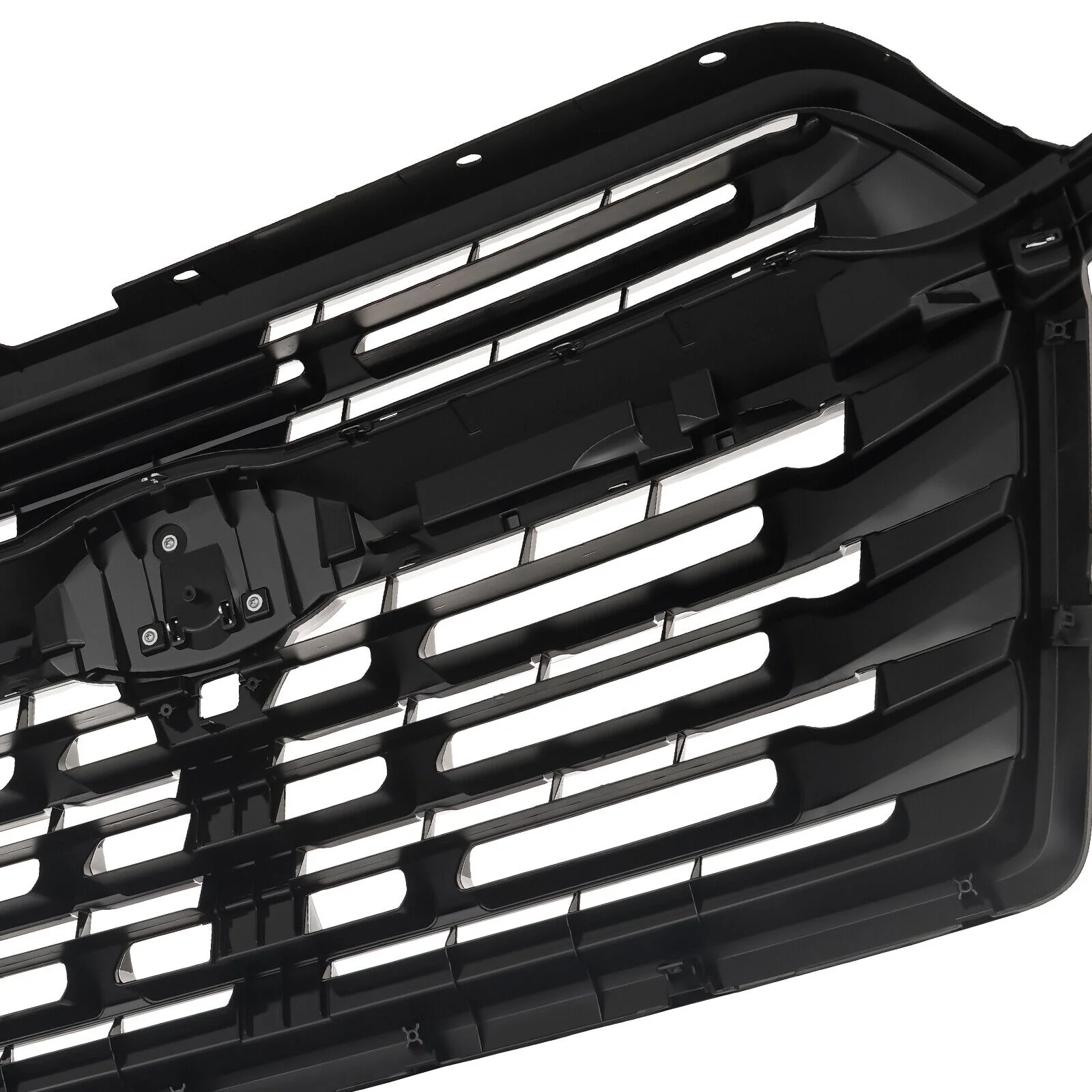 Black With Chrome Trim Front Upper Grille For 2023 2024 Subaru Ascent - Image 12
