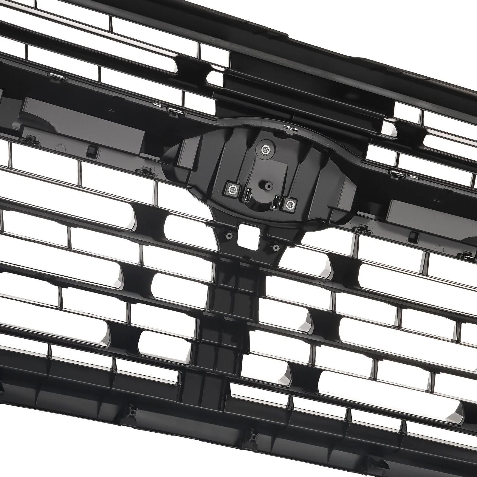 Black With Chrome Trim Front Upper Grille For 2023 2024 Subaru Ascent - Image 13