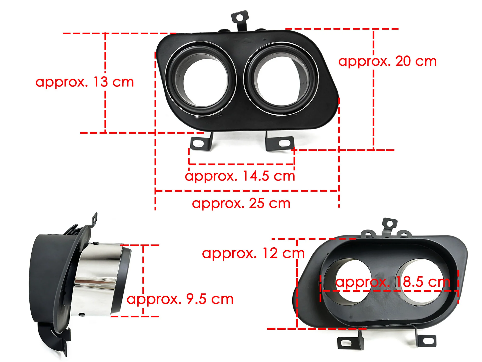 Chrome Exhaust Tips for Porsche 911 992 Non-PSE | Carrera 2019+ - Image 15