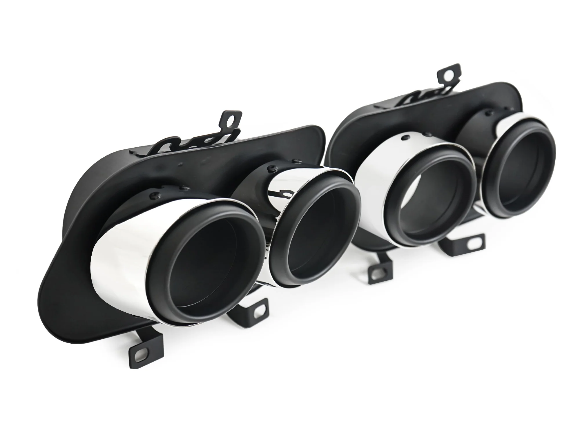 Chrome Exhaust Tips for Porsche 911 992 Non-PSE | Carrera 2019+ - Image 6