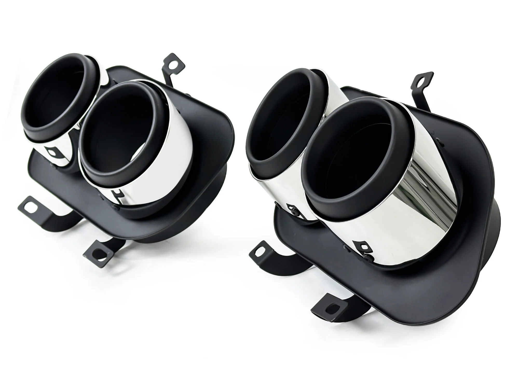 Chrome Exhaust Tips for Porsche 911 992 Non-PSE | Carrera 2019+ - Image 7