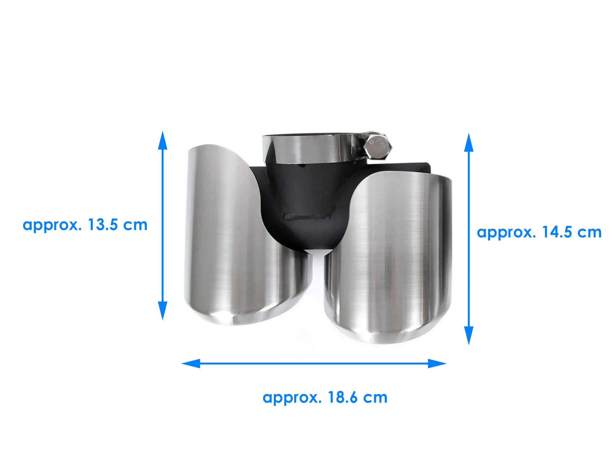 Brushed Chrome Exhaust Tips For 2020-2026 Land Rover Defender 90 110 130 2.0L - Image 10