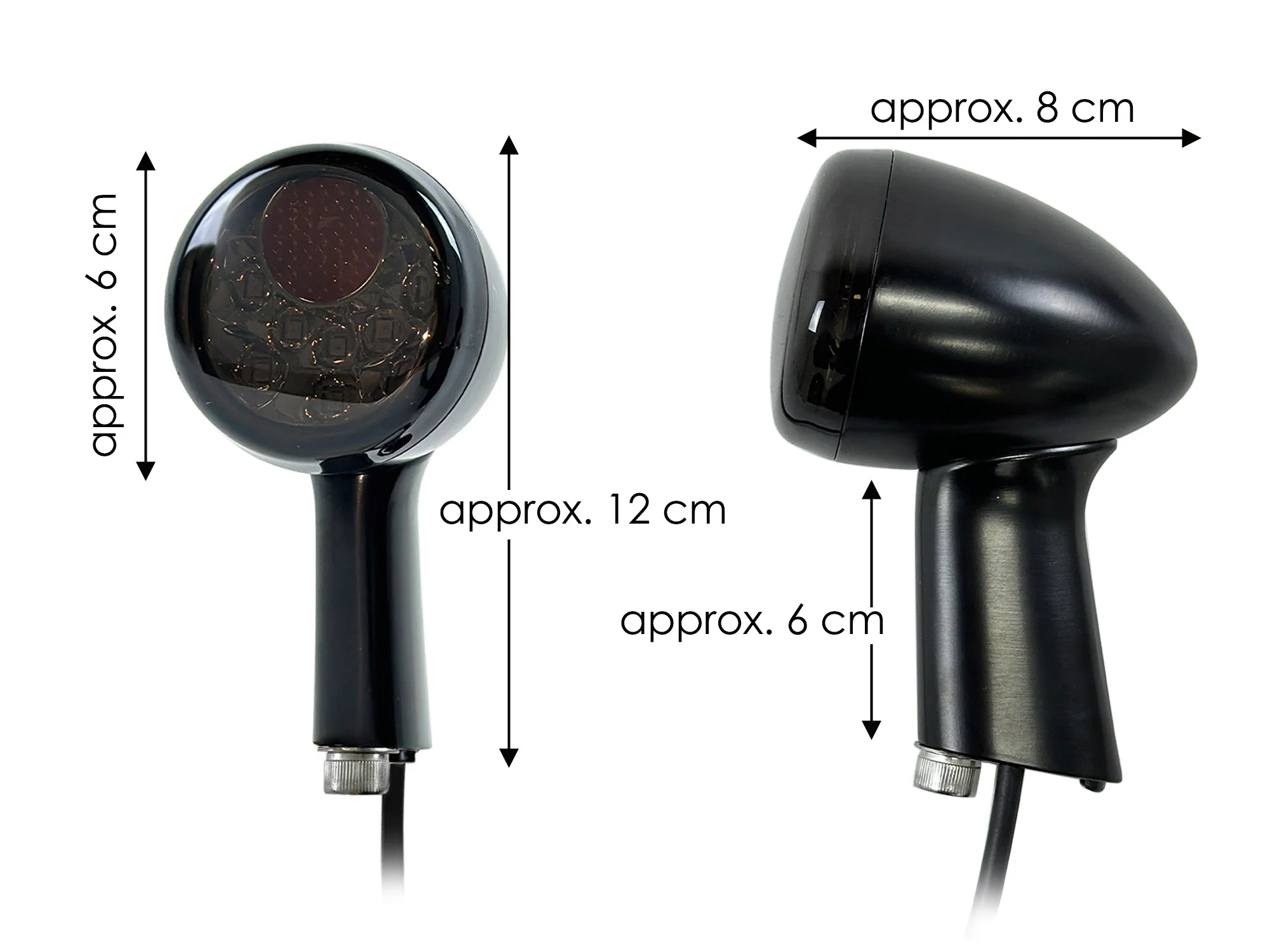 Bullet Style LED Rear Blinkers Turn Signal Lights Amber for Harley Sportster XL883 XL1200 1992–2022 - Image 14