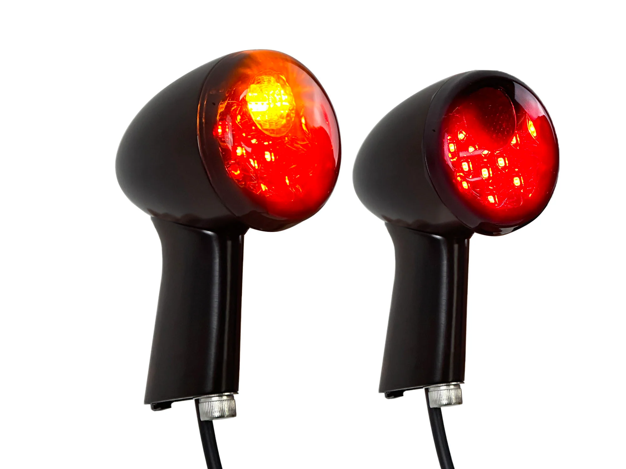 Bullet Style LED Rear Blinkers Turn Signal Lights Amber for Harley Sportster XL883 XL1200 1992–2022 - Image 6