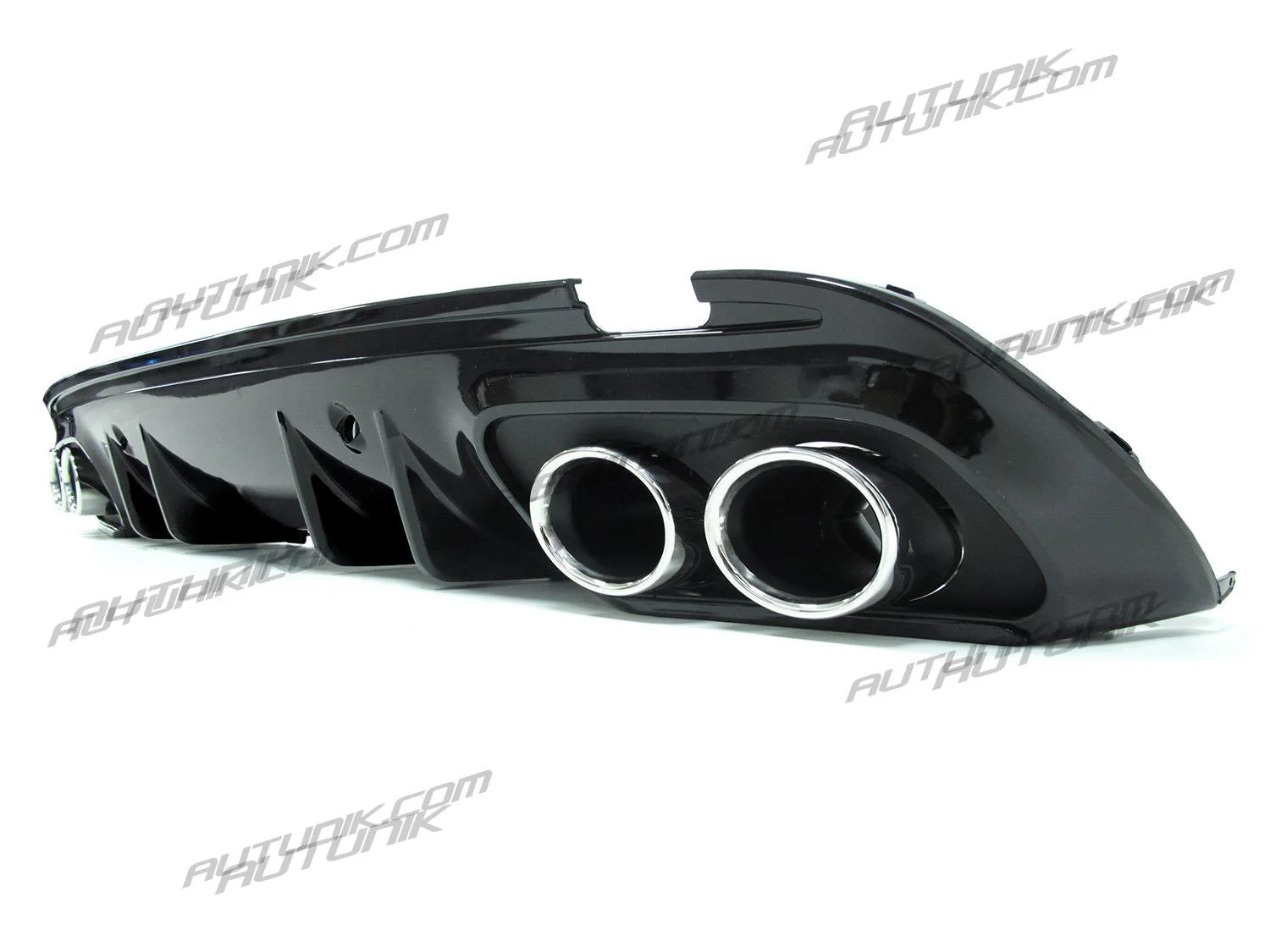 Rear Diffuser & Chrome Exhaust for Mercedes W205 Sedan C250 C300 C450 C43 AMG Pack 2015-2021 di28 - Image 10