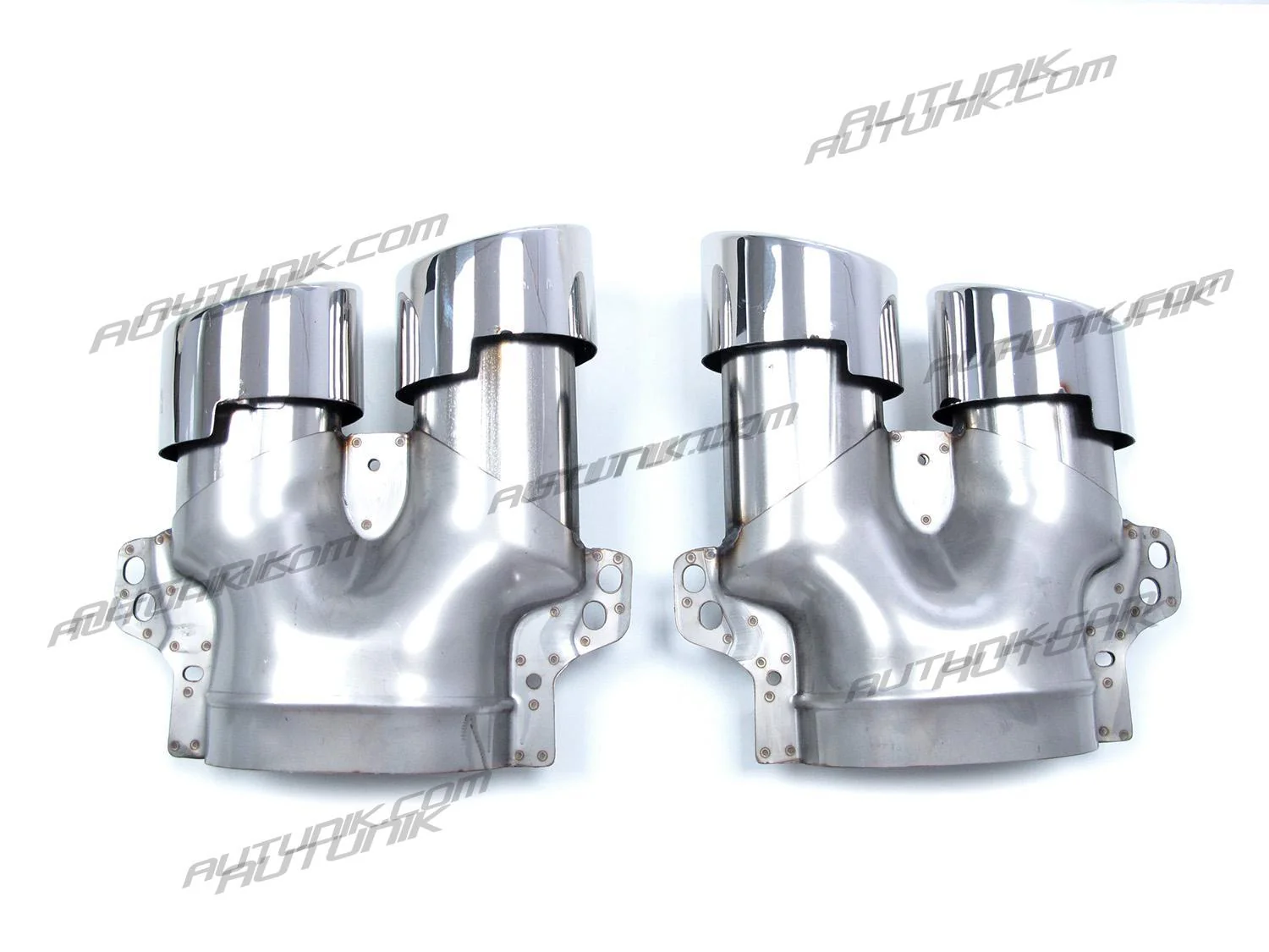 Rear Diffuser & Chrome Exhaust for Mercedes W205 Sedan C250 C300 C450 C43 AMG Pack 2015-2021 di28 - Image 11