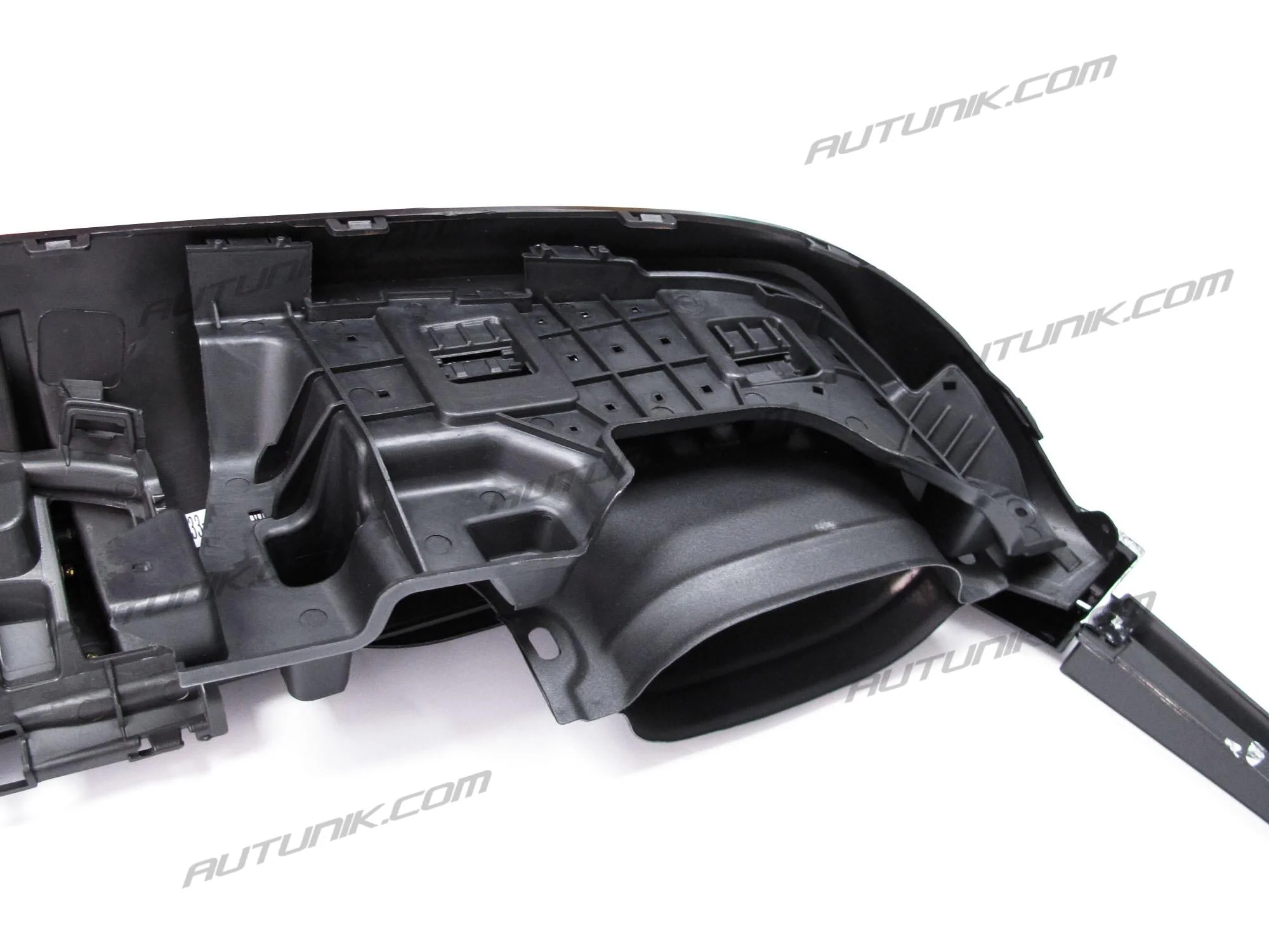 Black Diffuser Chrome Exhaust Tips for Mercedes W205 C205 C300 C43 Coupe 2015-2021 - Image 11