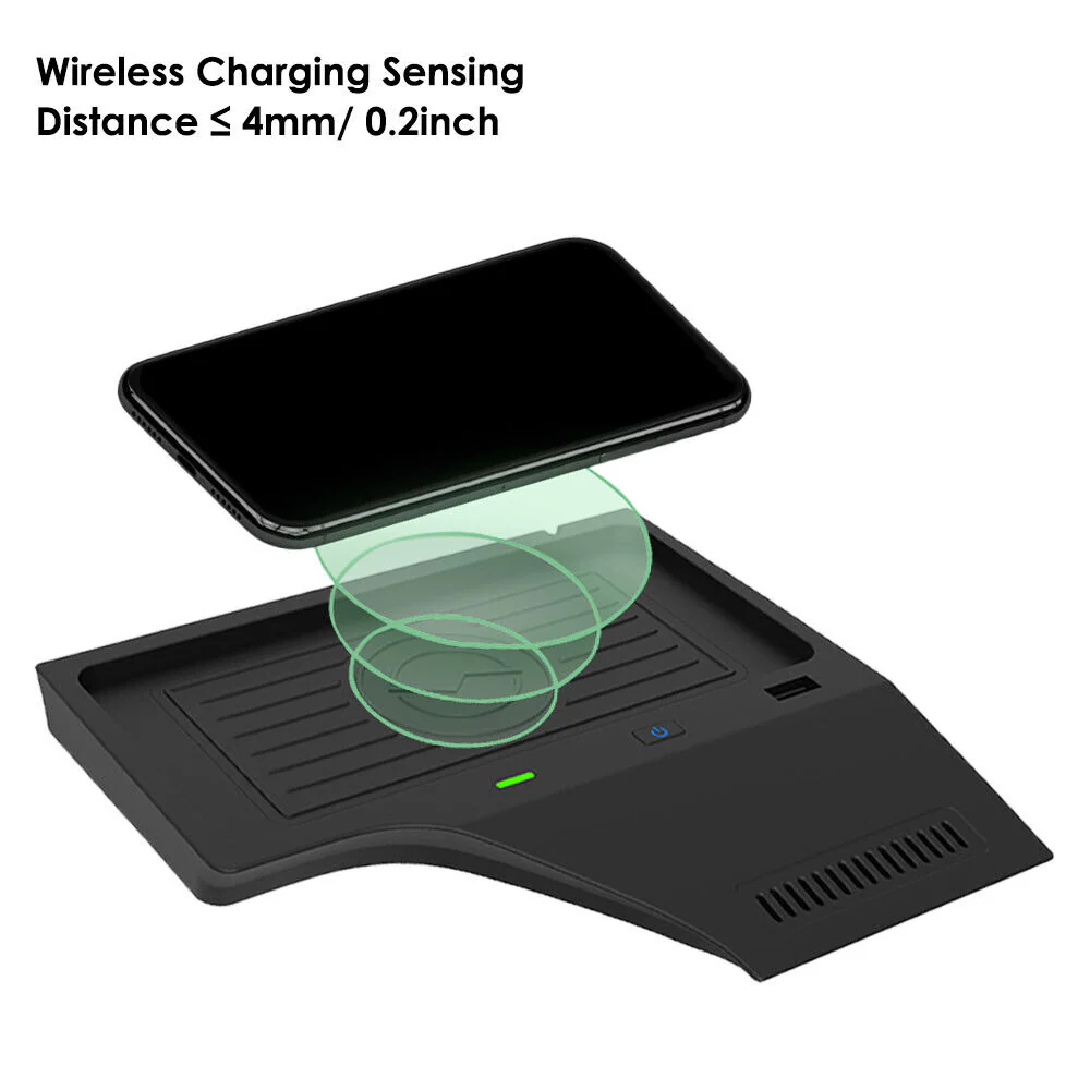 Car Wireless Charger Center Console Charger For 2020-2022 Nissan Sentra Sylphy - Image 3