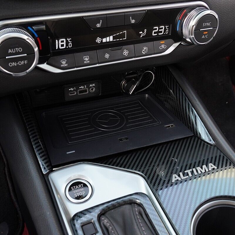 Car Wireless Charger Phone Fast Charging Tray Pad For Nissan Altima 2019-2022 - Image 2