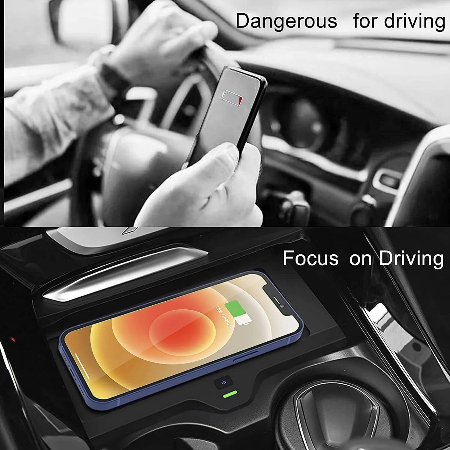 Car Wireless Charger Phone Qi Charging Station Pad for BMW X3 G01 X4 G02 2018-2023 - Image 6