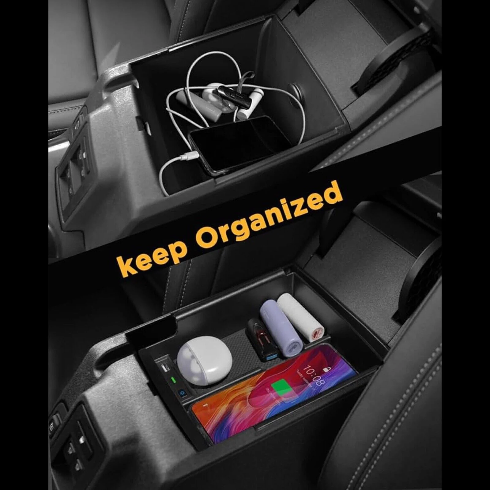 Car Wireless Phone Charger Ford Bronco 2021-2024 Center Console - Image 4