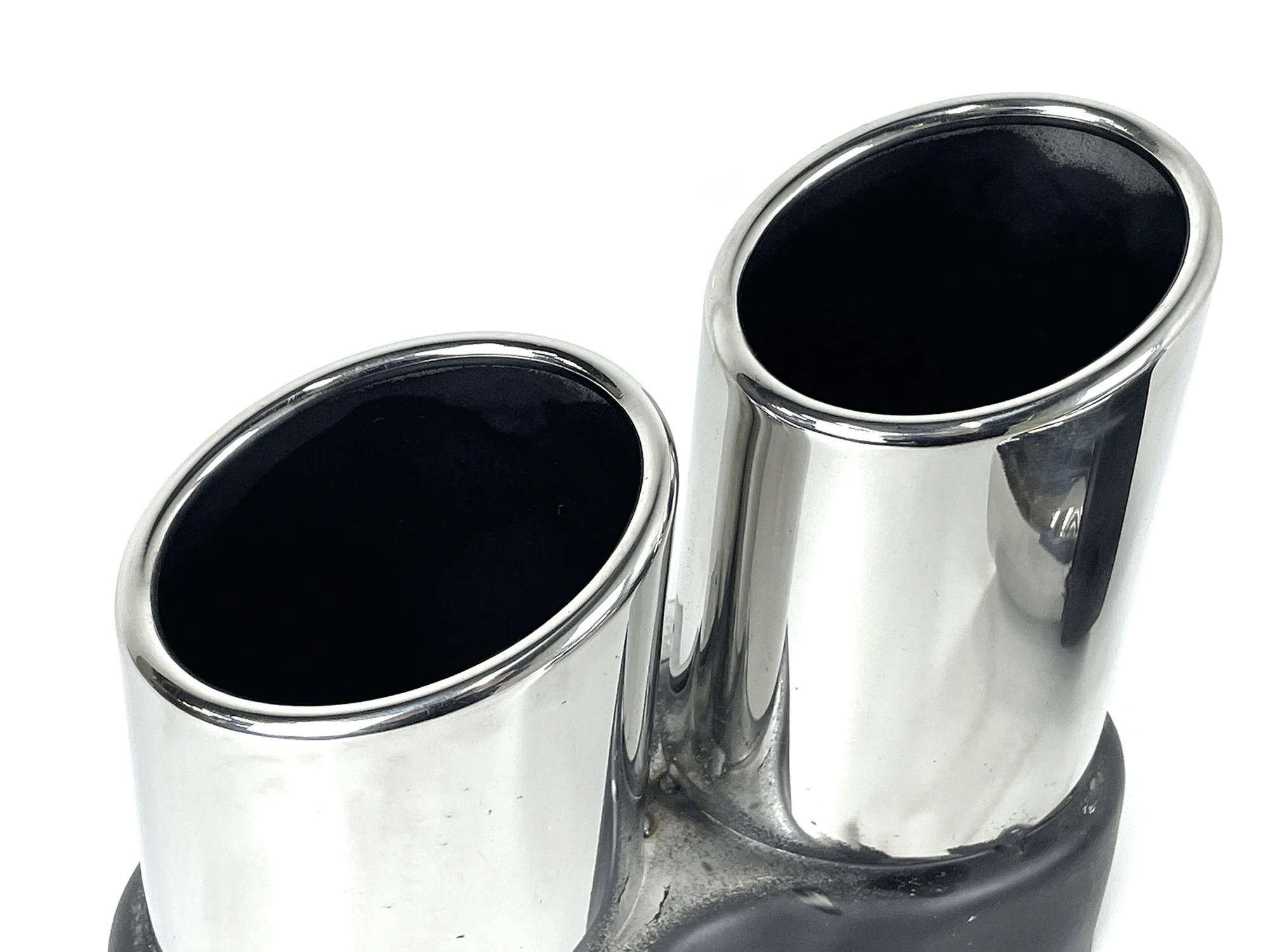 Carbon Fiber Style Rear Diffuser + Silver Exhaust Tips For Audi A6 C8 S-Line S6 2019-2025 - Image 15
