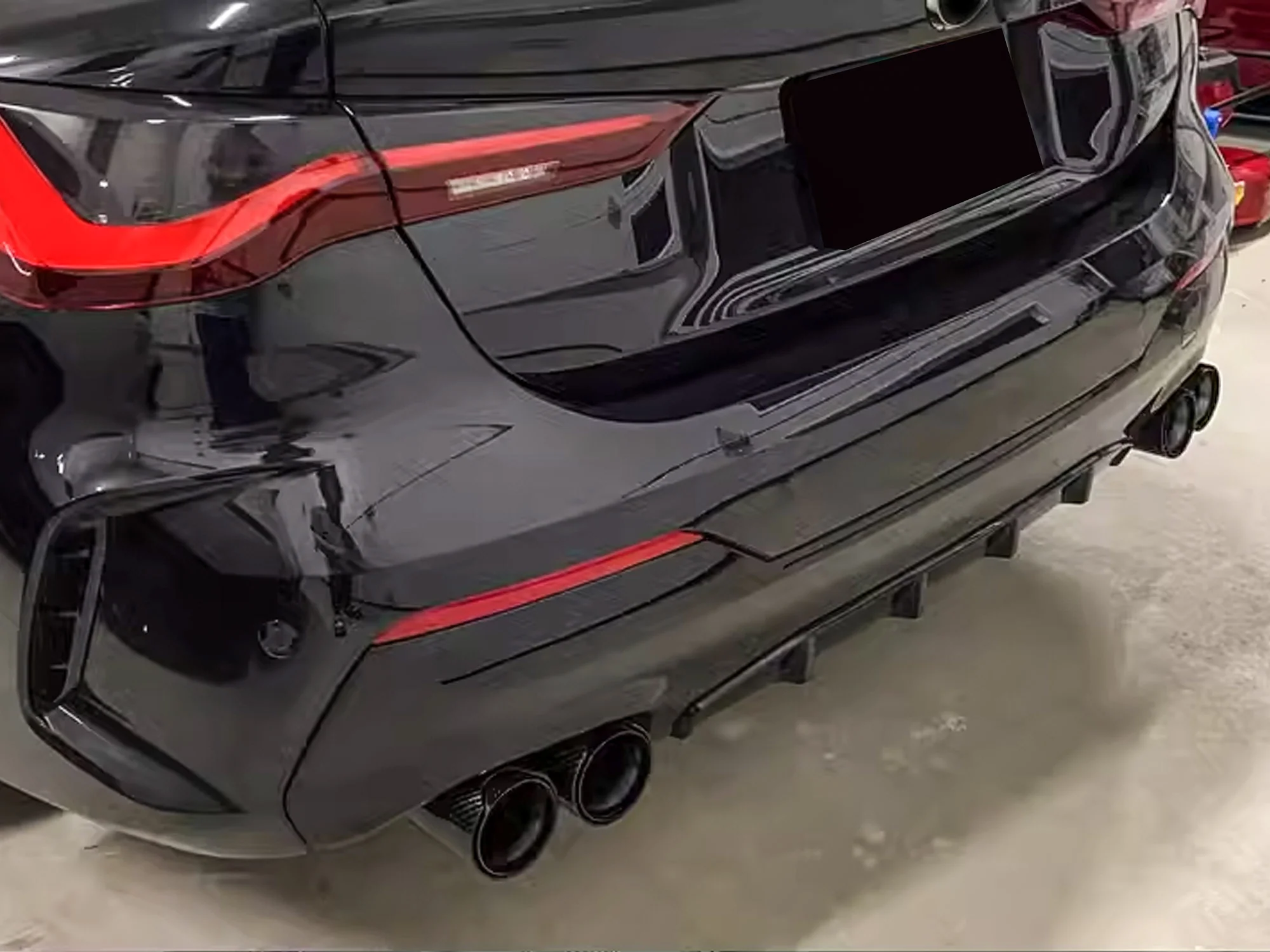 Dual 2.5" Inlet Carbon Exhaust Tip For BMW 5 Series E60 F10 528i 530i 540i 535i 2005-2016 - Image 4