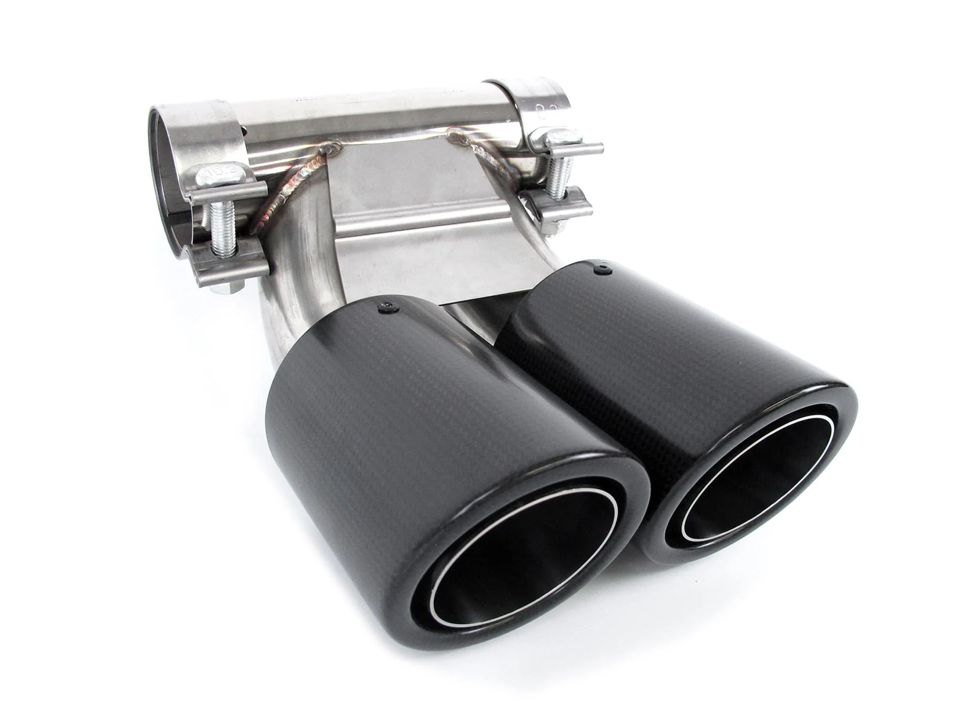 Matte Carbon Fiber Exhaust Tips For Porsche 718 Boxster Cayman S 982 2017-2023 - Image 4