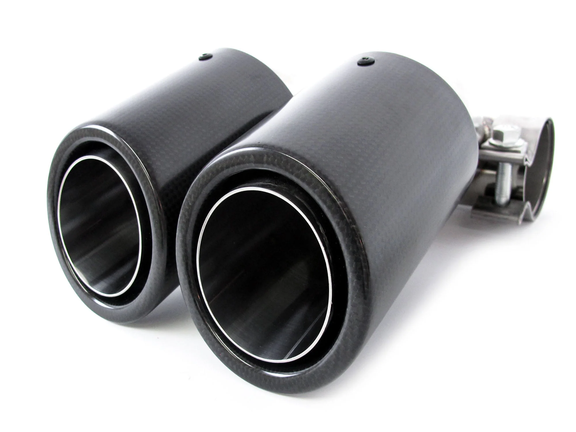 Matte Carbon Fiber Exhaust Tips For Porsche 718 Boxster Cayman S 982 2017-2023 - Image 9