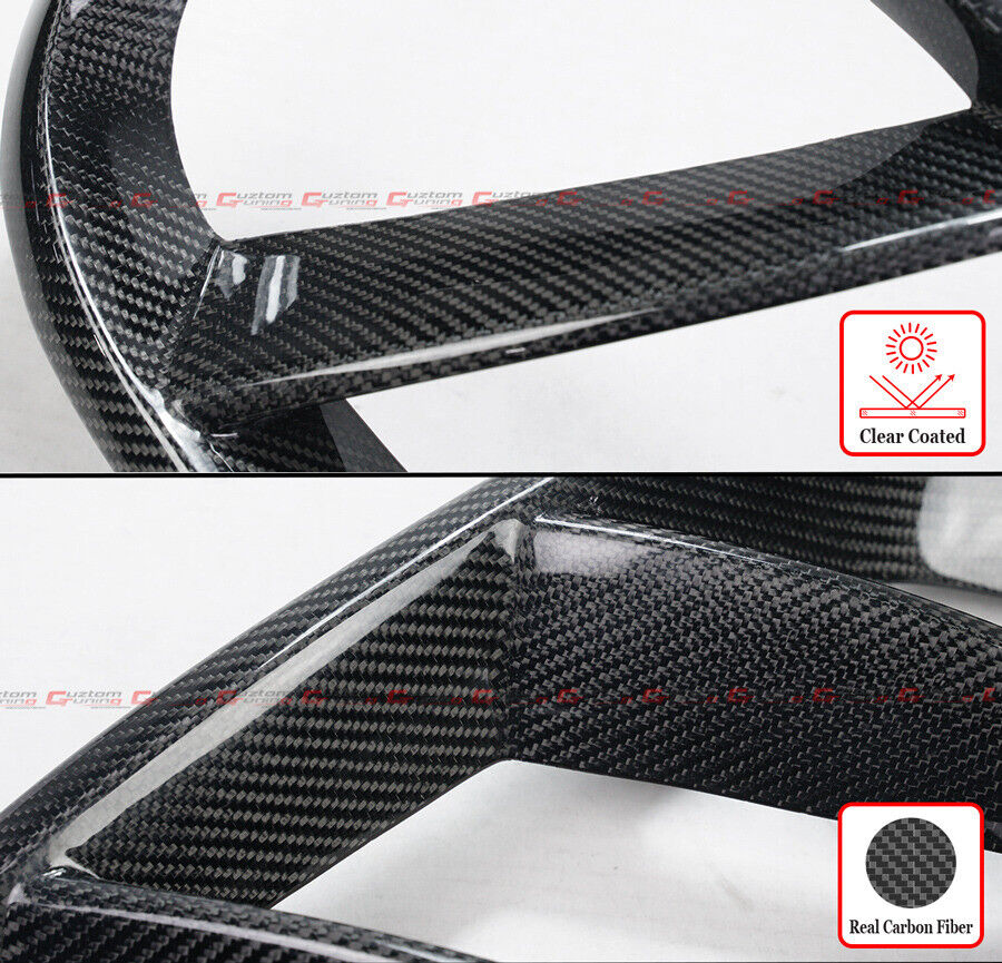 Carbon Fiber Front Bumper Air Duct Vent Cover fit for Mercedes W205 C205 C300 C400 C43 AMG 2015-2018 - Image 3