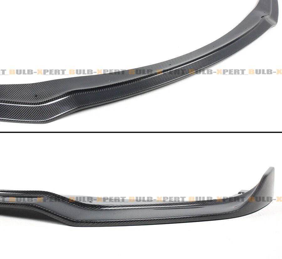 Carbon Fiber Front Bumper Lip Splitter Kit for Infiniti Q50 Base Premium 2014-2017 - Image 3