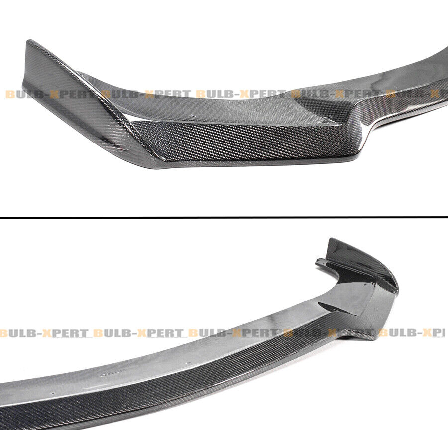 Carbon Fiber Front Bumper Lip Splitter Kit for Infiniti Q50 Sport Q50S 2014-2017 - Image 3