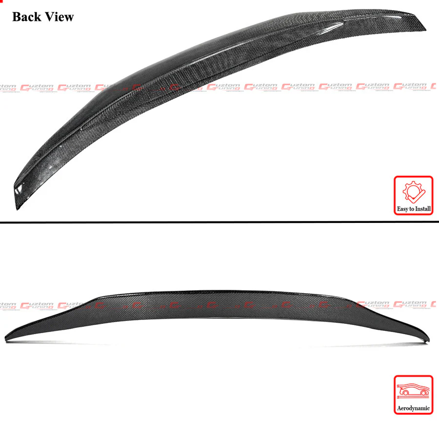 Carbon Fiber High Kick Duckbill Spoiler for Infiniti G25 G35 G37 Q40 Sedan 2007-2015 - Image 3