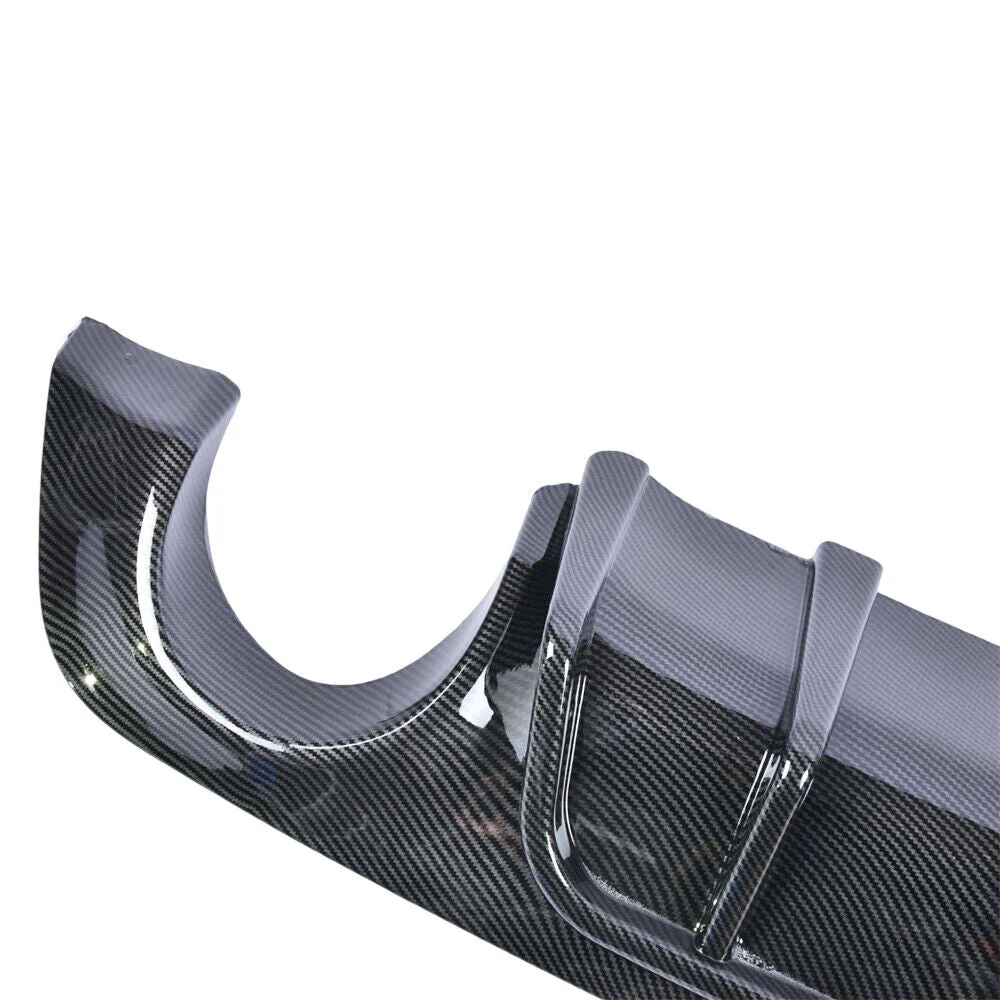 Carbon Fiber Style Rear Diffuser w/ LED Brake Light for Infiniti Q50 2018 2019 2020 2021 2022 2023 2024 - Image 7