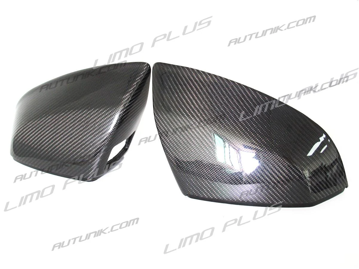 Real Carbon Fiber Mirror Caps Replacement for Audi Q5 SQ5 Q7 2018-2025 - Image 7