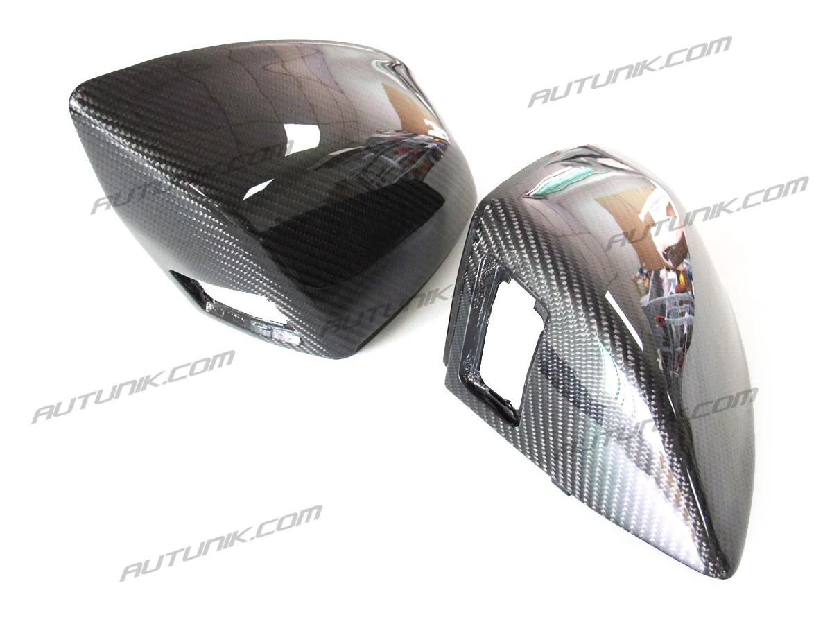 Real Carbon Fiber Mirror Caps Replacement for Audi Q5 SQ5 Q7 2018-2025 - Image 9