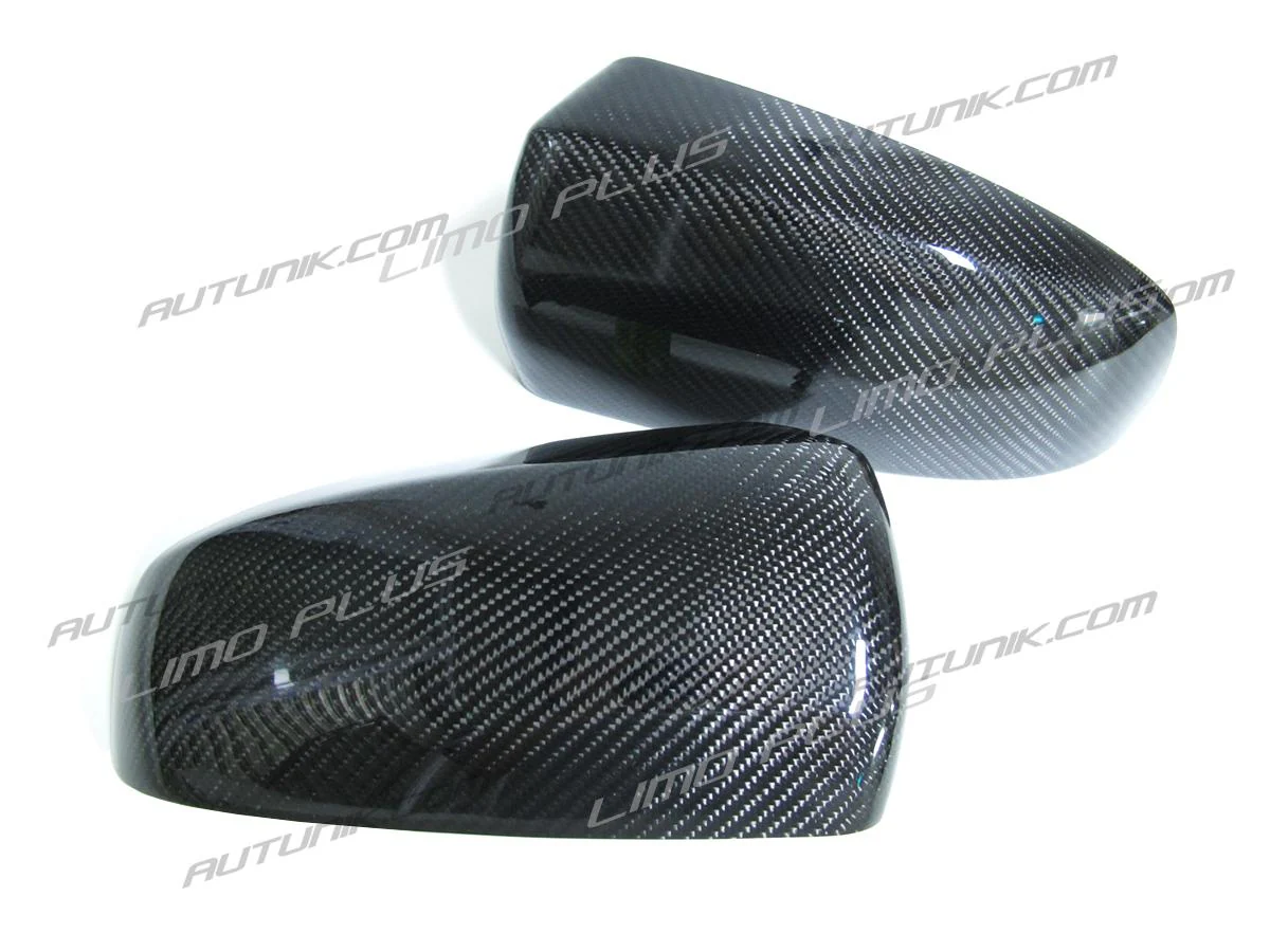Pair Real Carbon Fiber Mirror Cover Caps For 2008-2013 BMW X5 E70 X6 E71 Replacement - Image 9