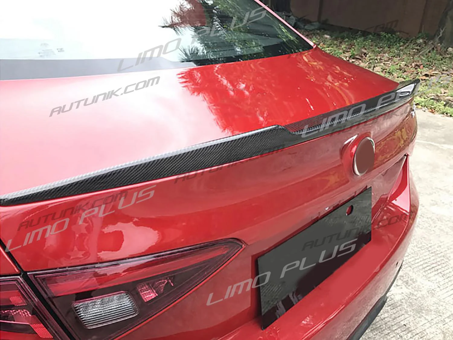 Real Carbon Fiber Rear Trunk Lip Spoiler For Alfa Romeo Giulia 952 Sedan 2016-2021 af1 - Image 5