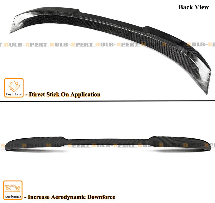 Carbon Fiber Rear Trunk Spoiler Wing fit for 2022-2025 BMW G42 230i M240i G87 M2 - Image 2