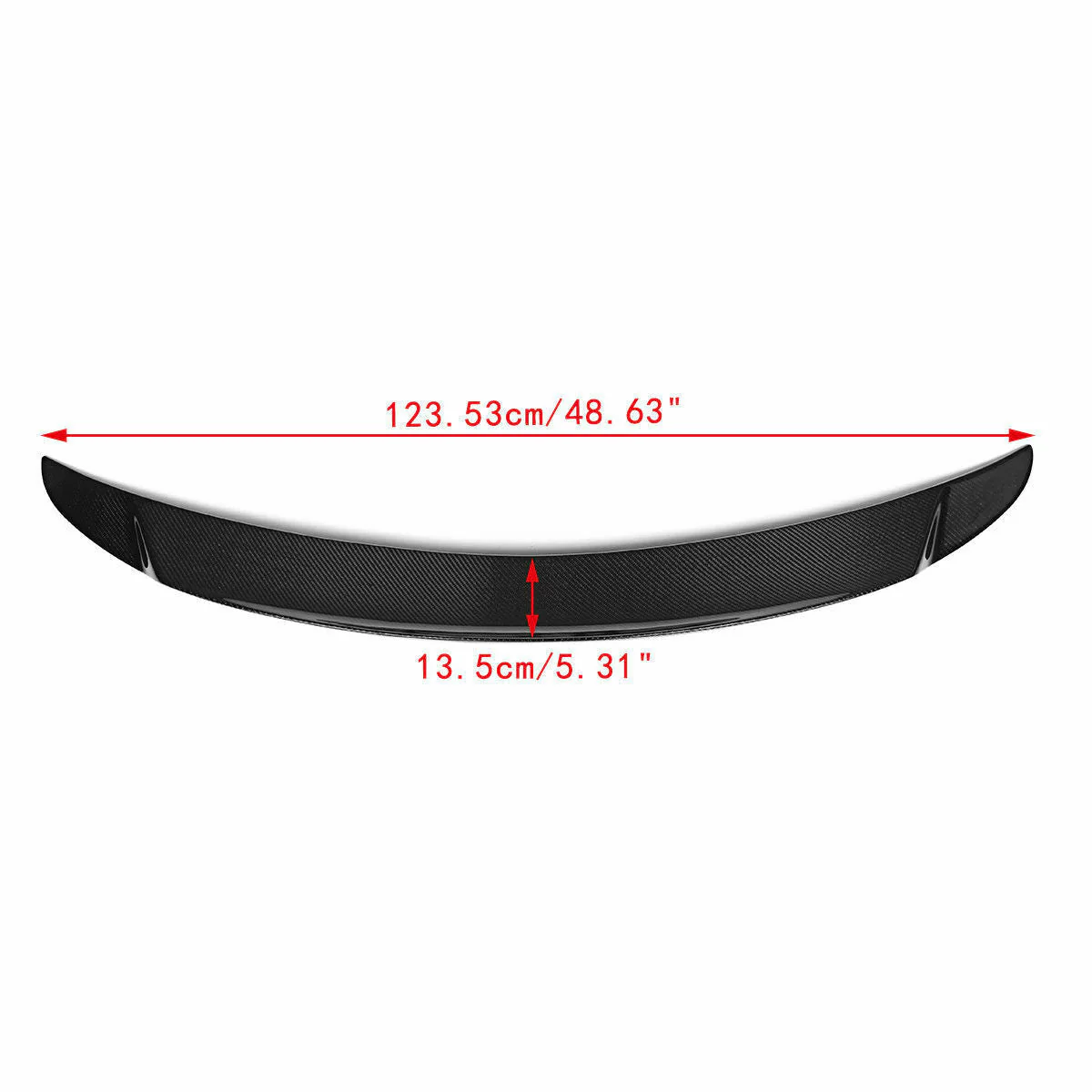 For 2008-2013 Infiniti G37 Coupe Carbon Fiber Trunk Spoiler Wing - Image 6