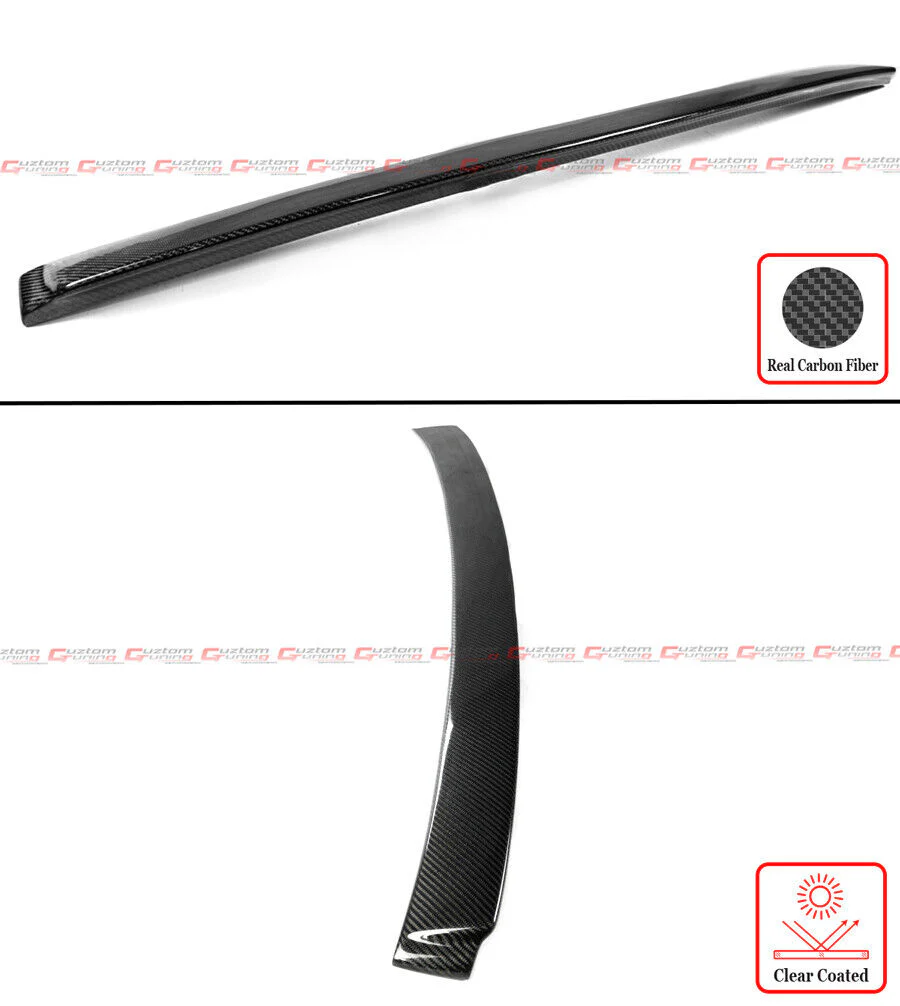 Carbon Fiber Rear Windoe Roof Spoiler Wing For 2017-2023 BMW M5 F90 G30 - Image 3