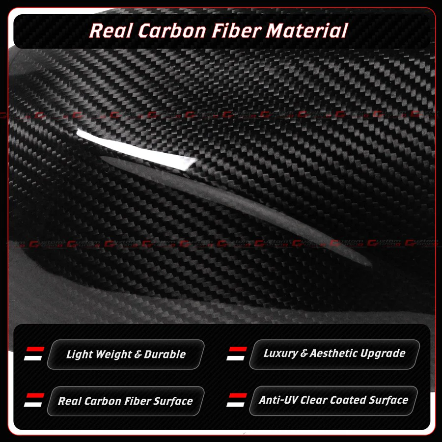 Carbon Fiber Replacement Mirror Caps Cover For BMW F98 X4M F95 X5M F96 X6M M40i M60i - Image 5