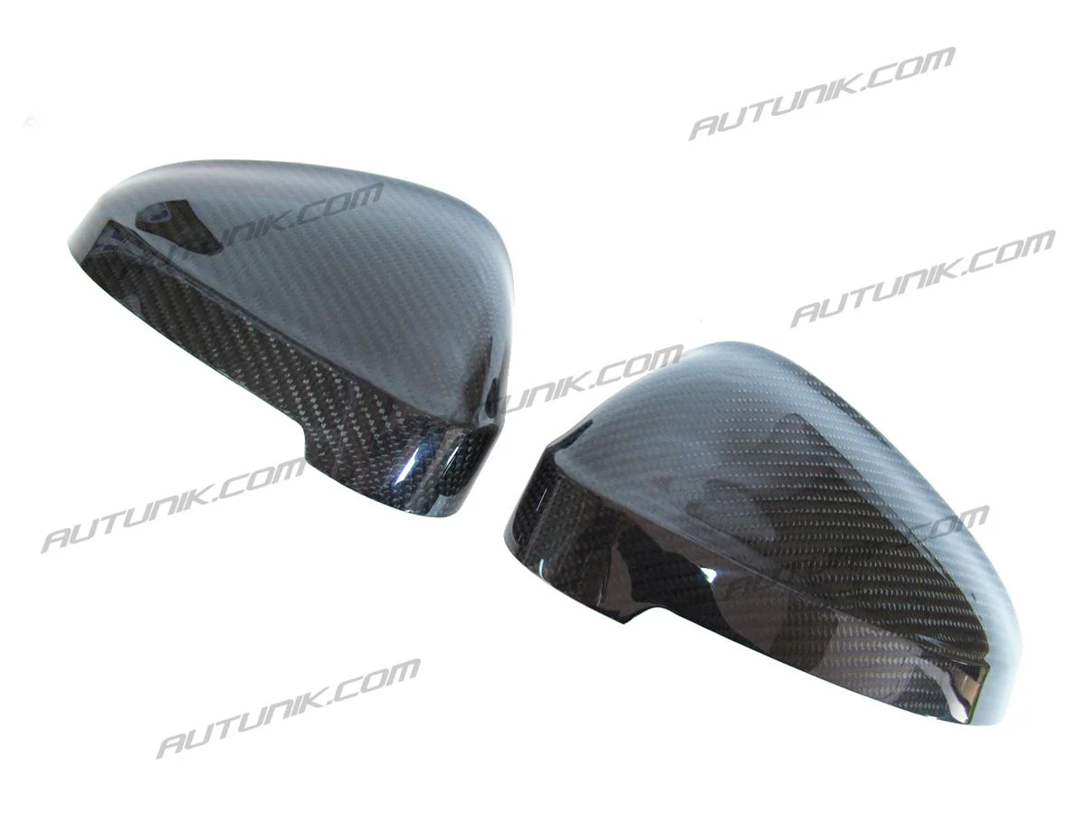 Pair Carbon Fiber Side Mirror Cover Caps for AUDI A4 B9 S4 RS4 A5 F5 S5 RS5 2017-2025 - Image 8
