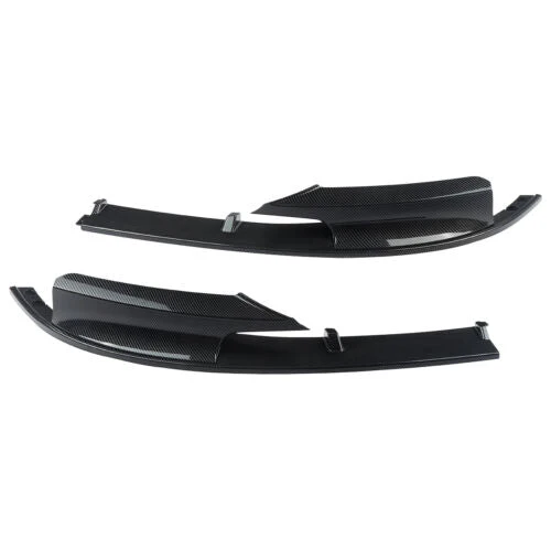 Carbon Look Front Splitter Lip For BMW 3 Series F30 F31 2012-2018 M Sport - Image 3