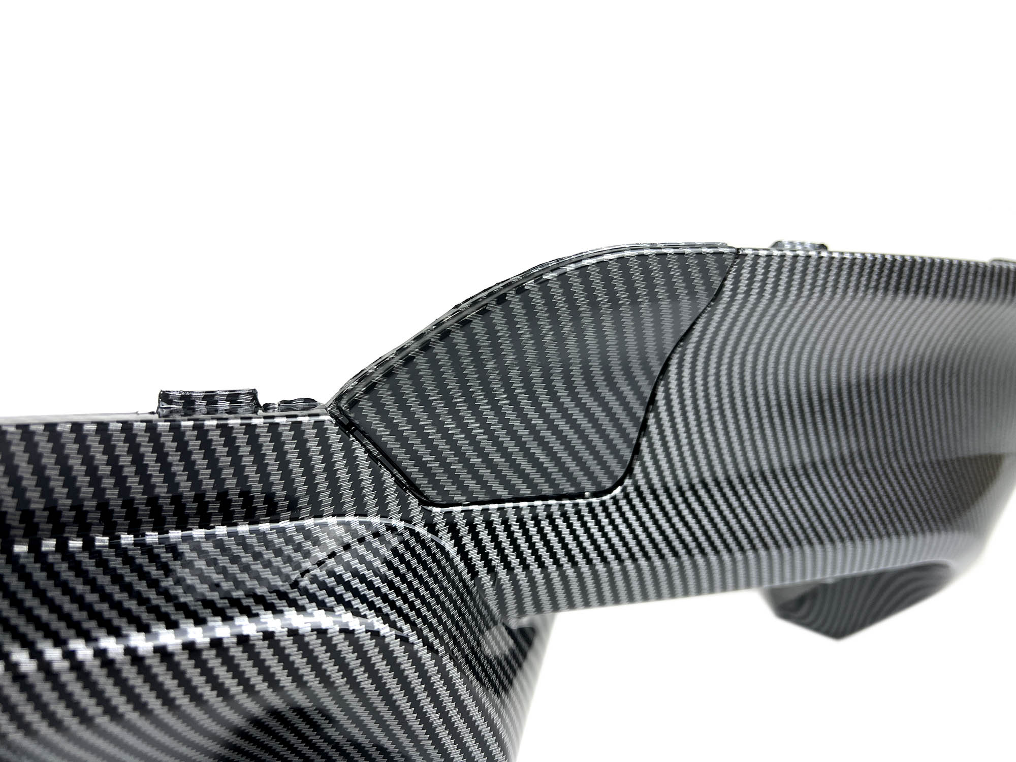 Carbon Look Rear Diffuser For BMW X3 G01 M40i M-Sport Bumper 2019-2021 - Image 7