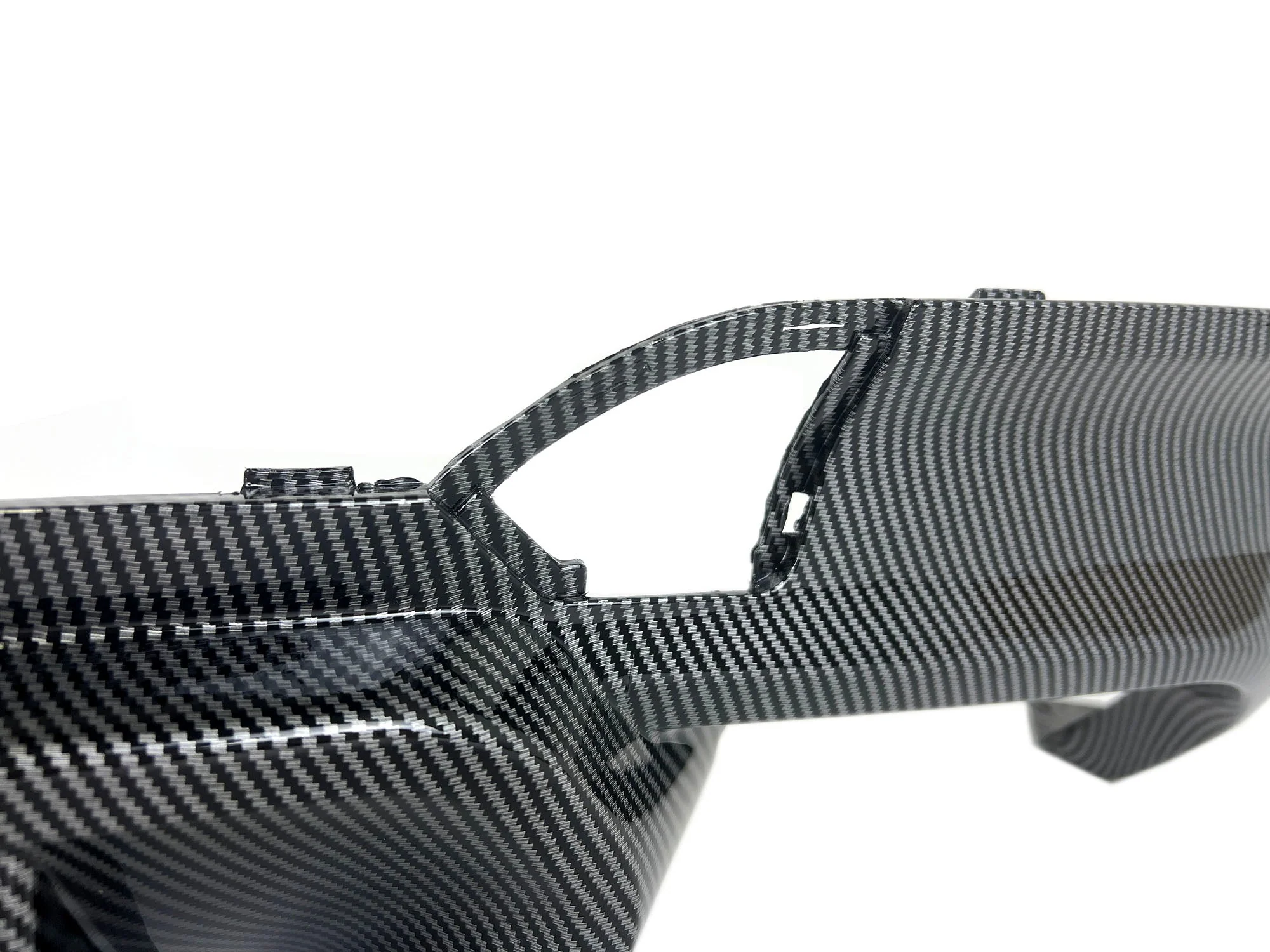 Carbon Look Rear Diffuser For BMW X3 G01 M40i M-Sport Bumper 2019-2021 - Image 8